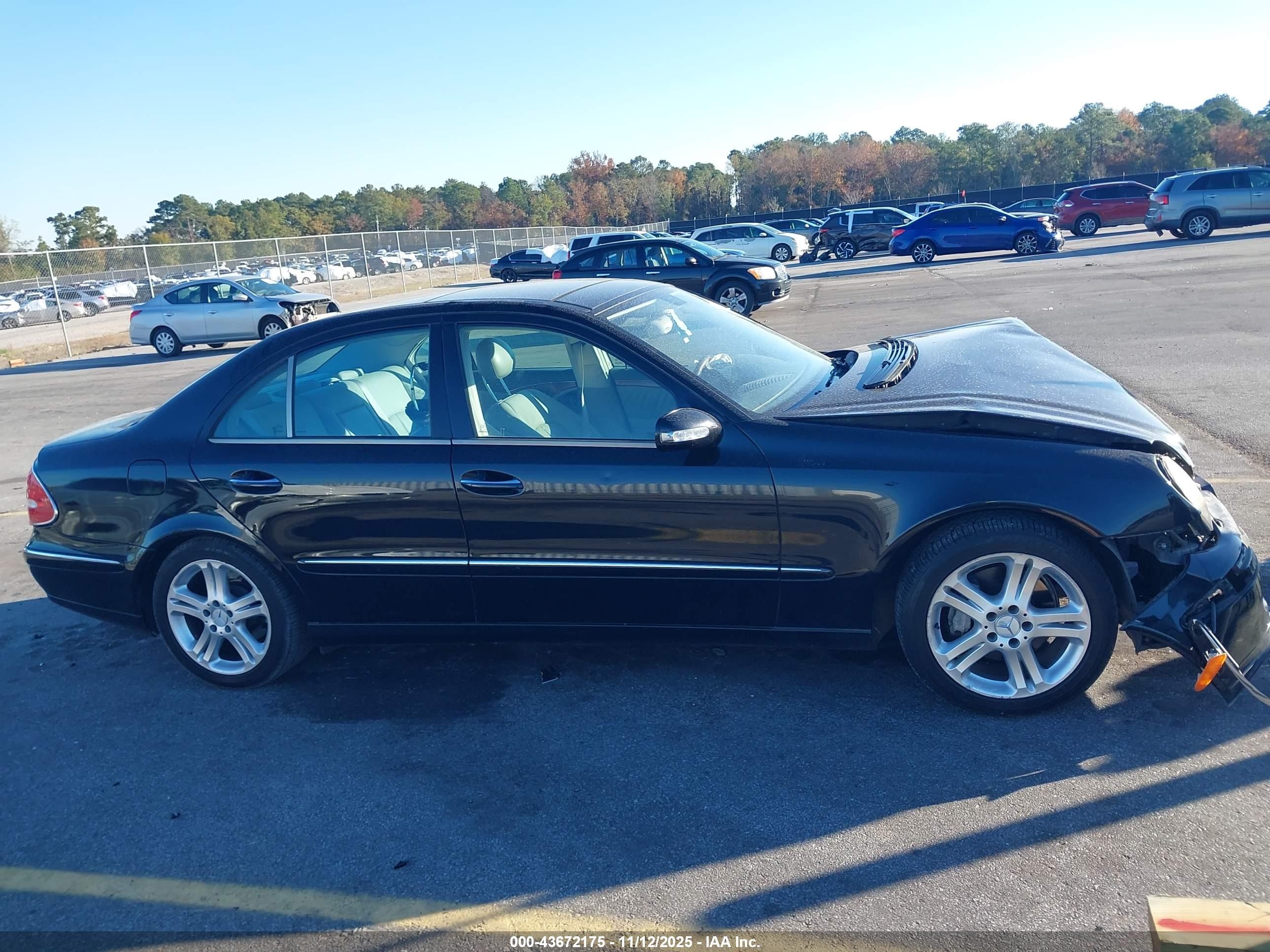 2004 Mercedes-benz E 500   Black vin: WDBUF70J84A579478