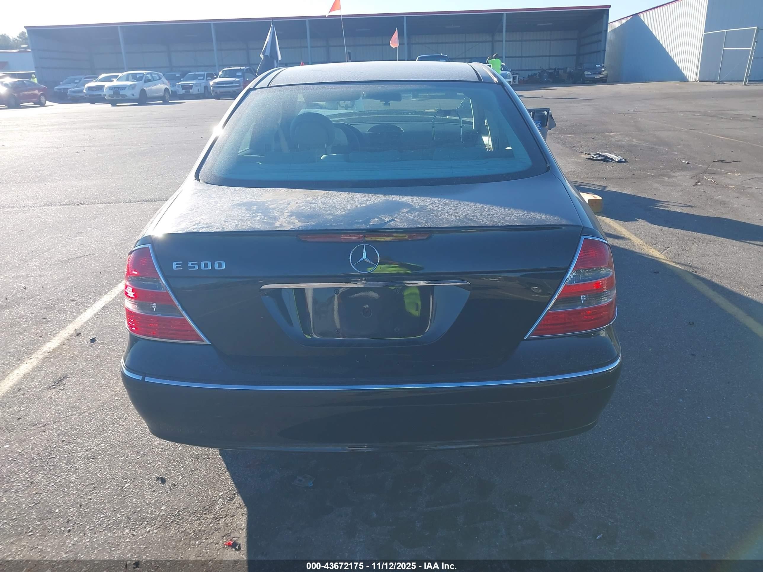 2004 Mercedes-benz E 500   Black vin: WDBUF70J84A579478
