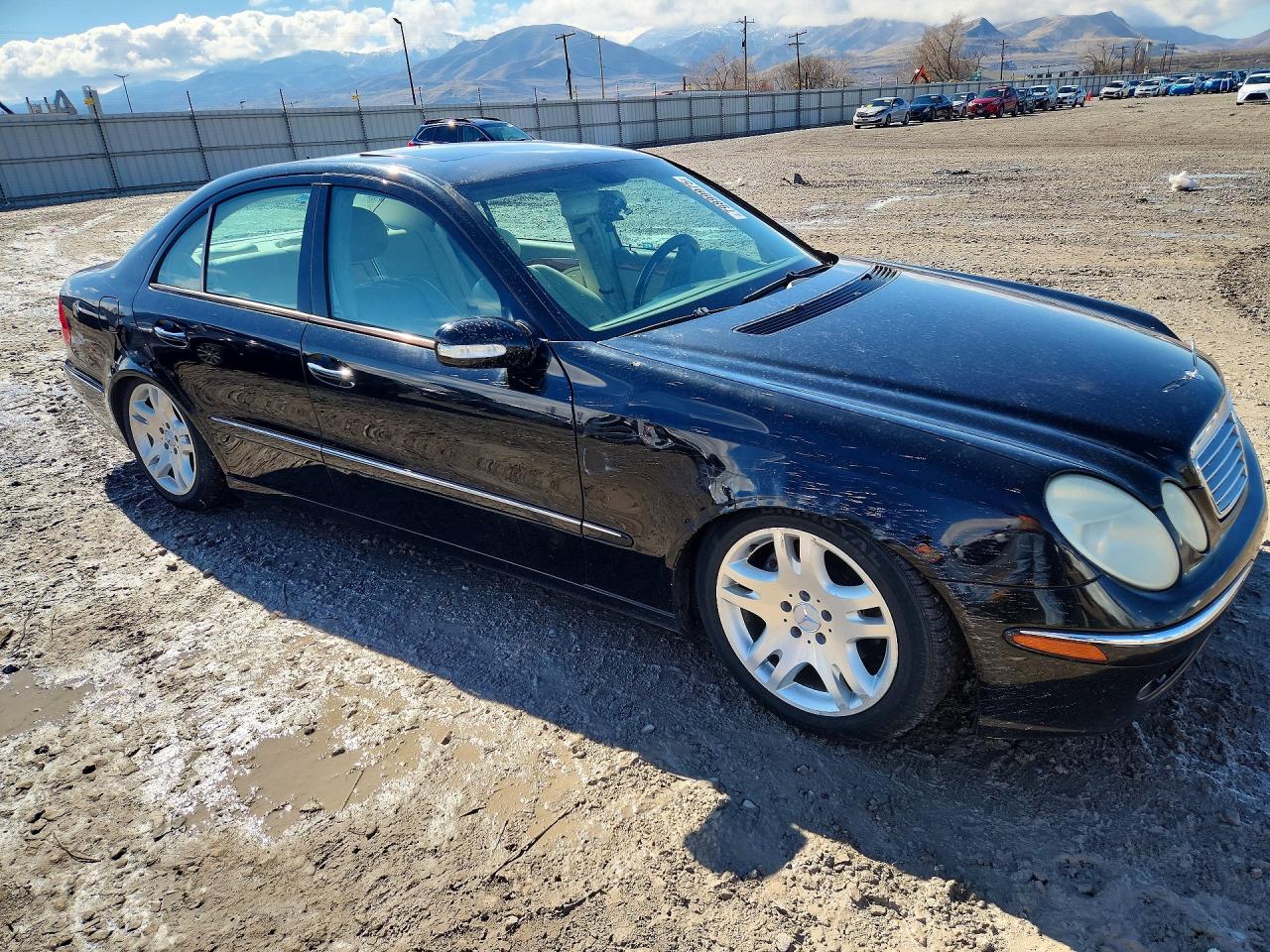 2003 Mercedes-benz E 500 Black vin: WDBUF70J93A133595