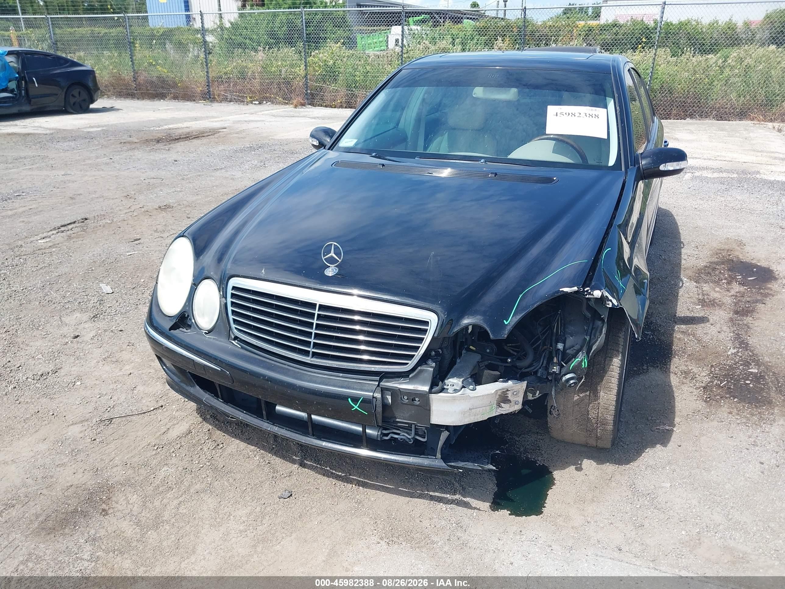 2006 Mercedes-benz E 500 Black vin: WDBUF70JX6A878098