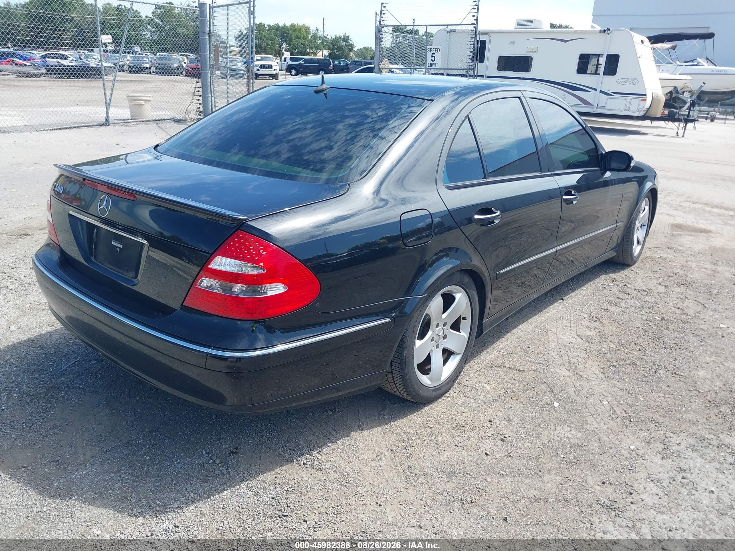 2006 Mercedes-benz E 500 Black vin: WDBUF70JX6A878098
