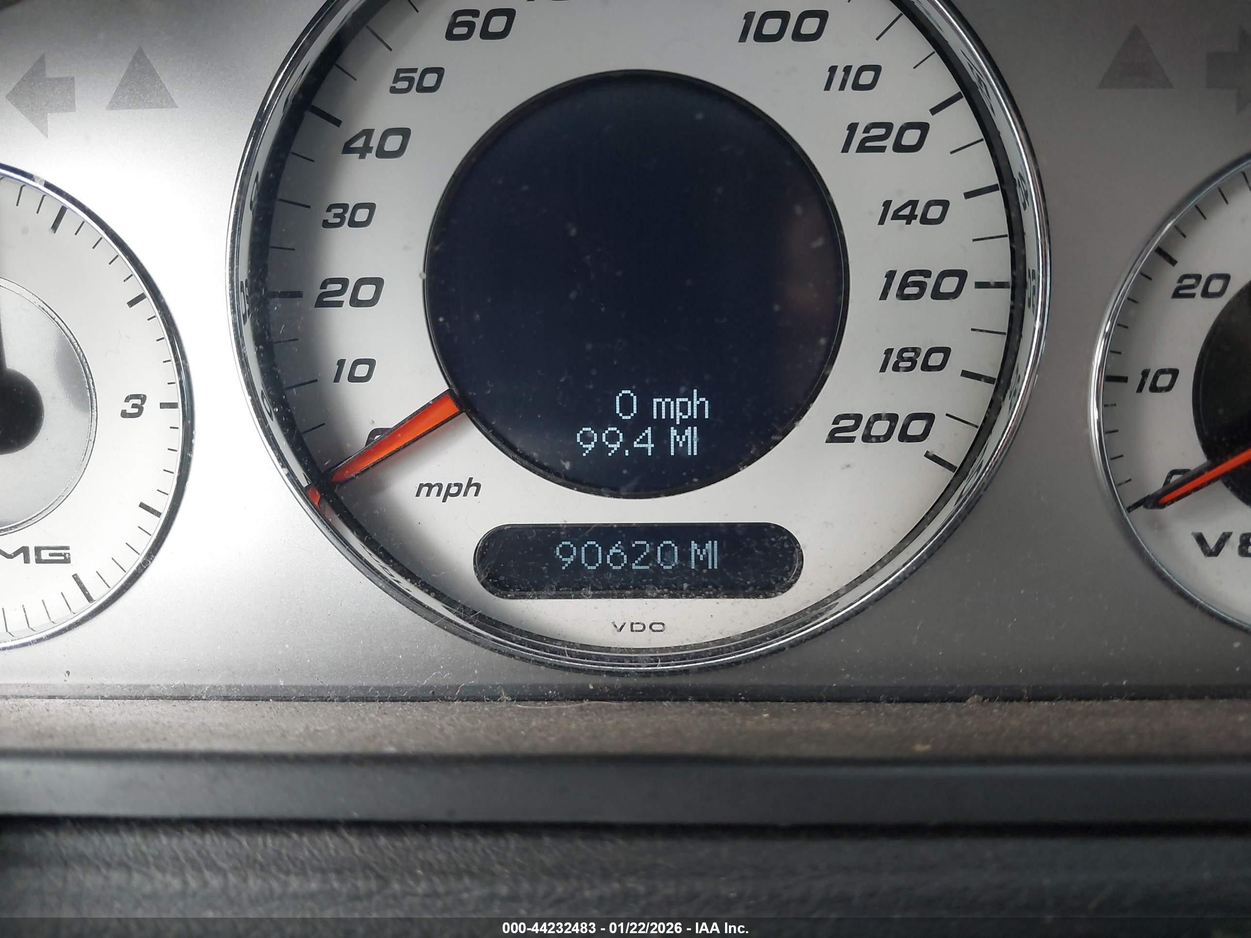 2005 Mercedes Benz G55amg G55 Silver vin: WDBUF76J15A632675