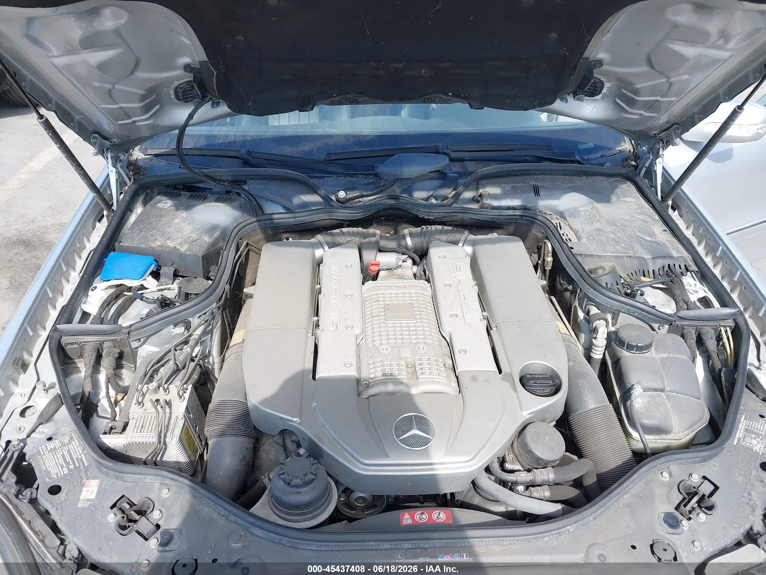 2005 Mercedes-benz E 55 Amg   Серебряный vin: WDBUF76J15A779496