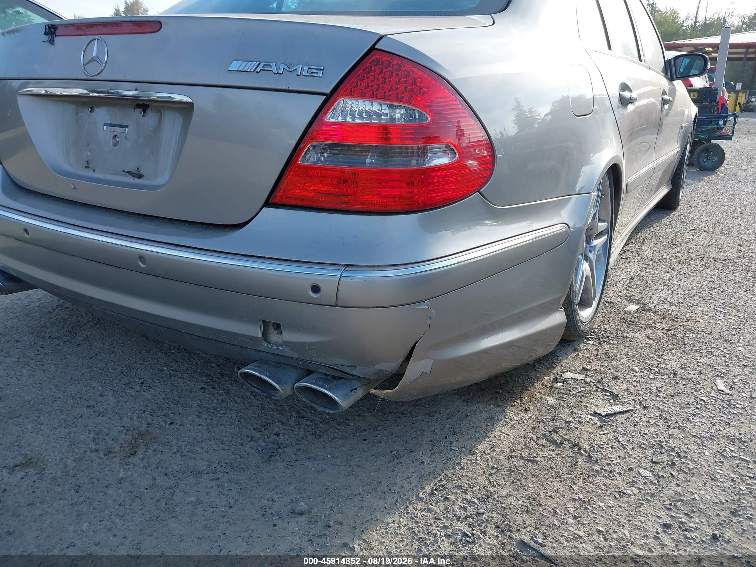 2003 Mercedes-benz E 55 Amg   Серебряный vin: WDBUF76J23A282857