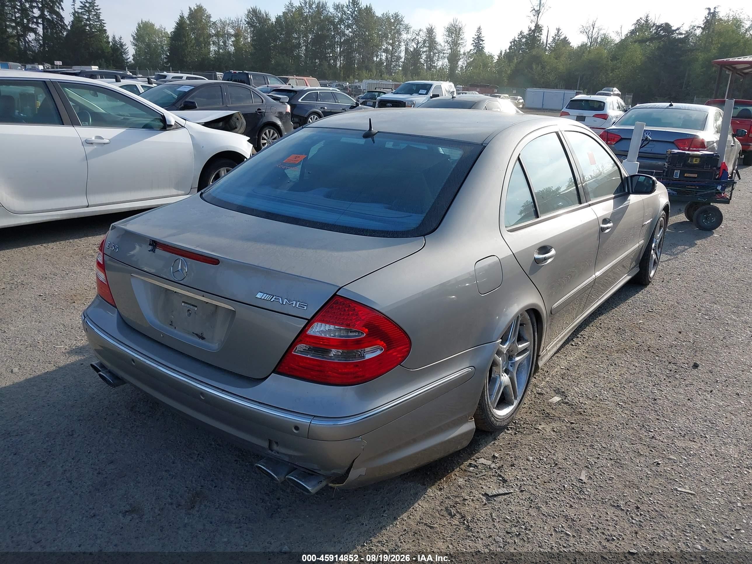 2003 Mercedes-benz E 55 Amg   Серебряный vin: WDBUF76J23A282857