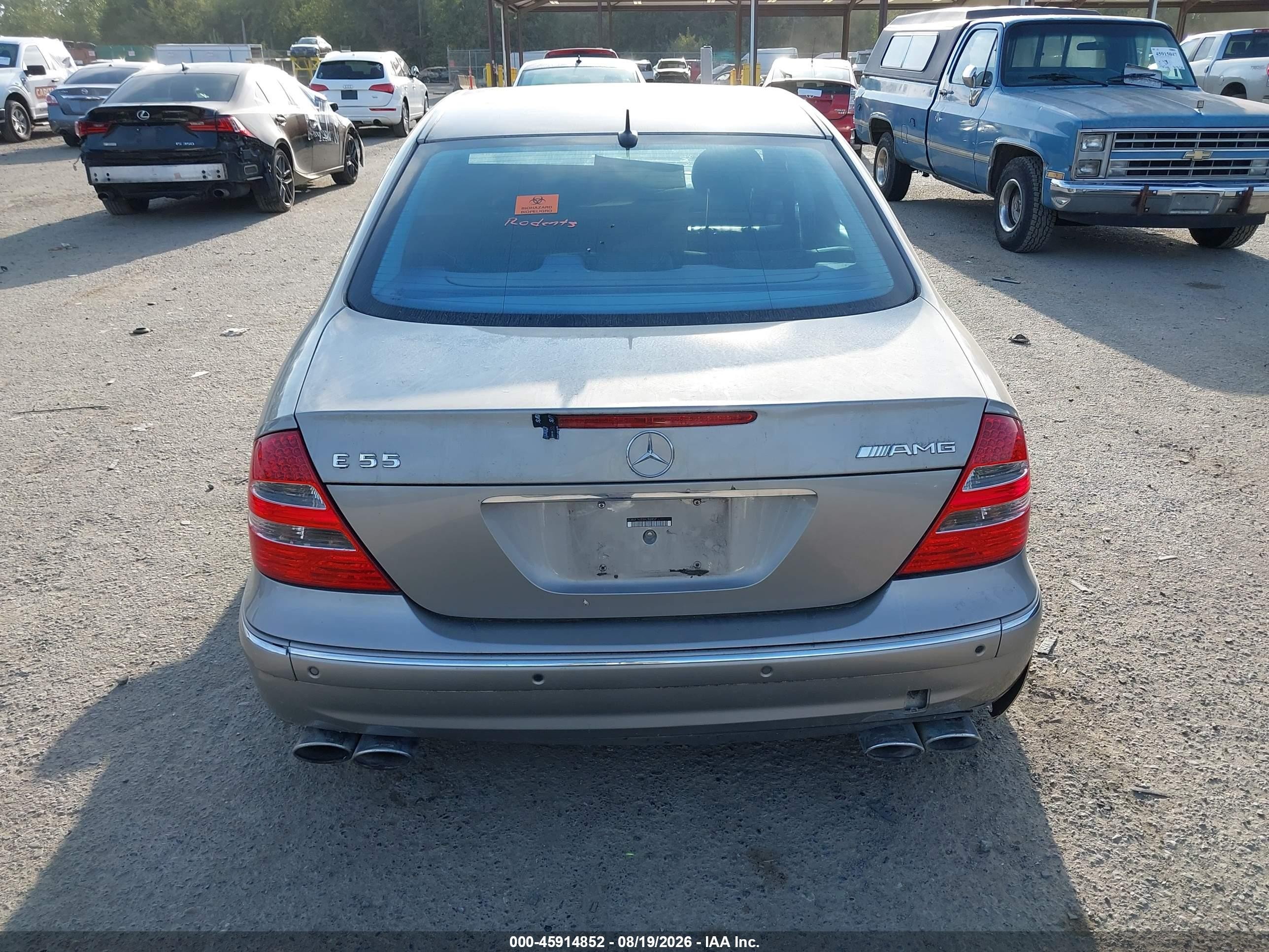 2003 Mercedes-benz E 55 Amg   Серебряный vin: WDBUF76J23A282857