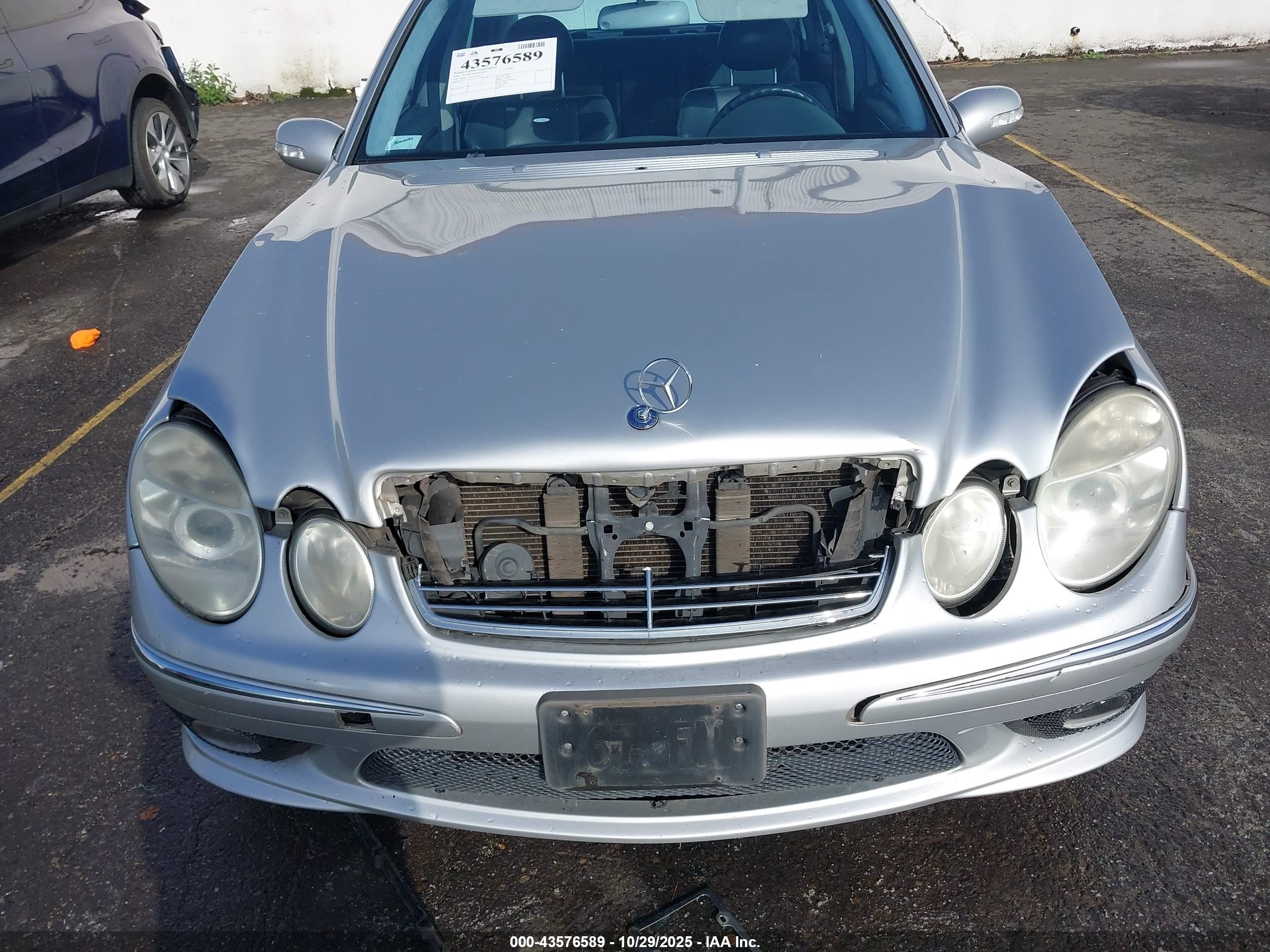 2005 Mercedes-benz E 55 Amg Silver vin: WDBUF76J35A634413