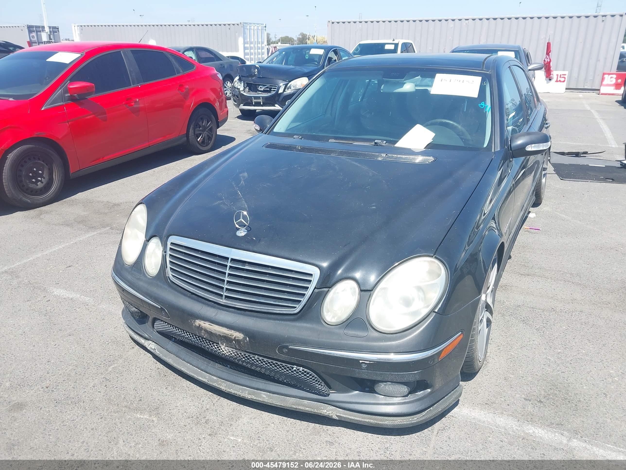 2004 Mercedes-benz E 55 Amg   Black vin: WDBUF76J44A449706