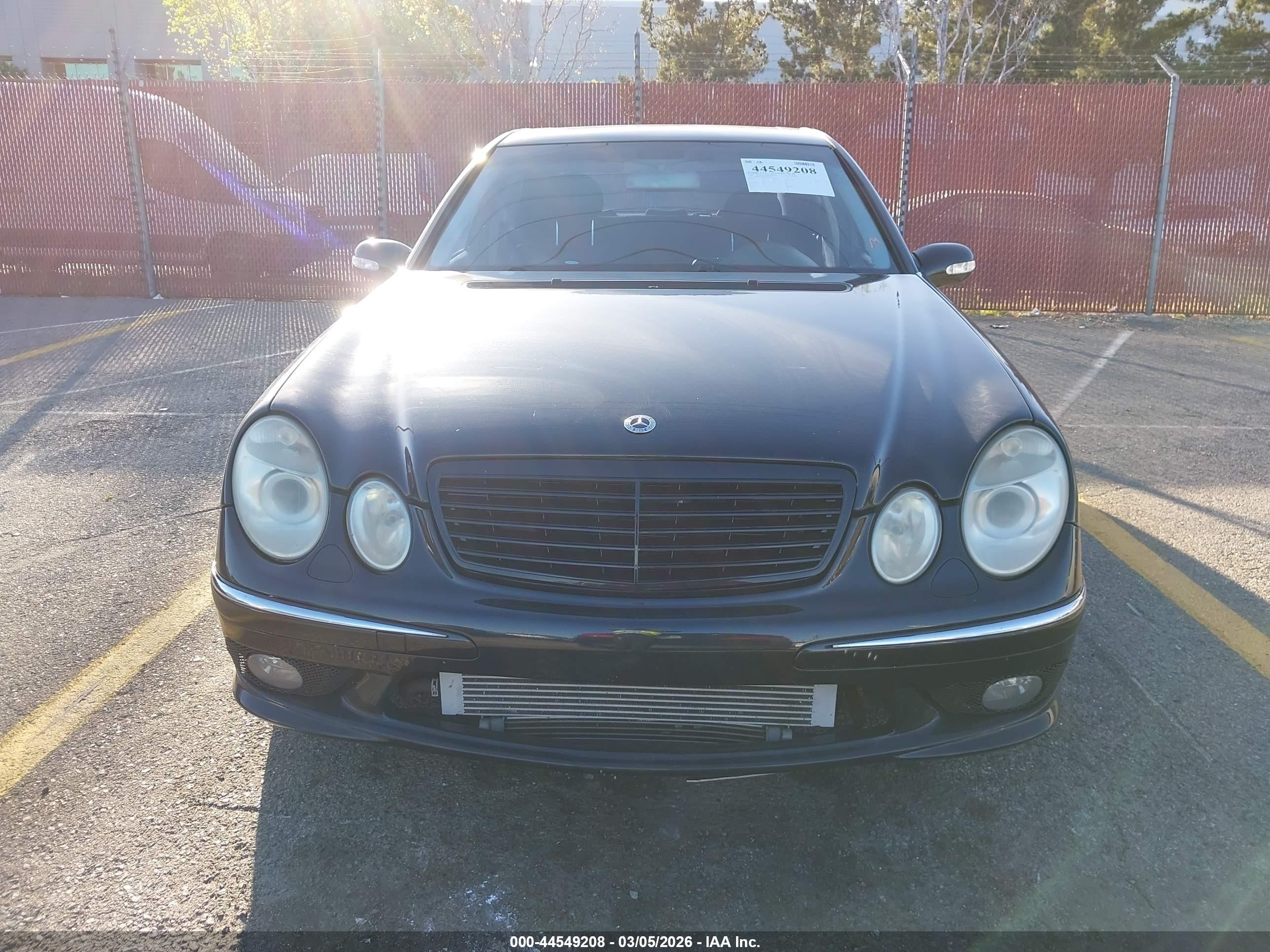 2005 Mercedes-benz E 55 Amg   Black vin: WDBUF76J65A630839