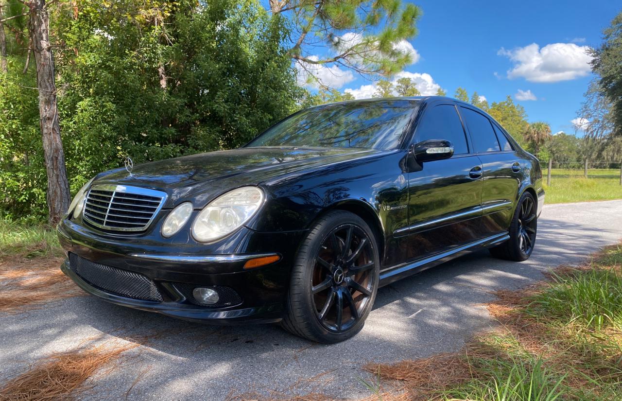 2003 Mercedes-benz E 55 Amg Black vin: WDBUF76J93A356128