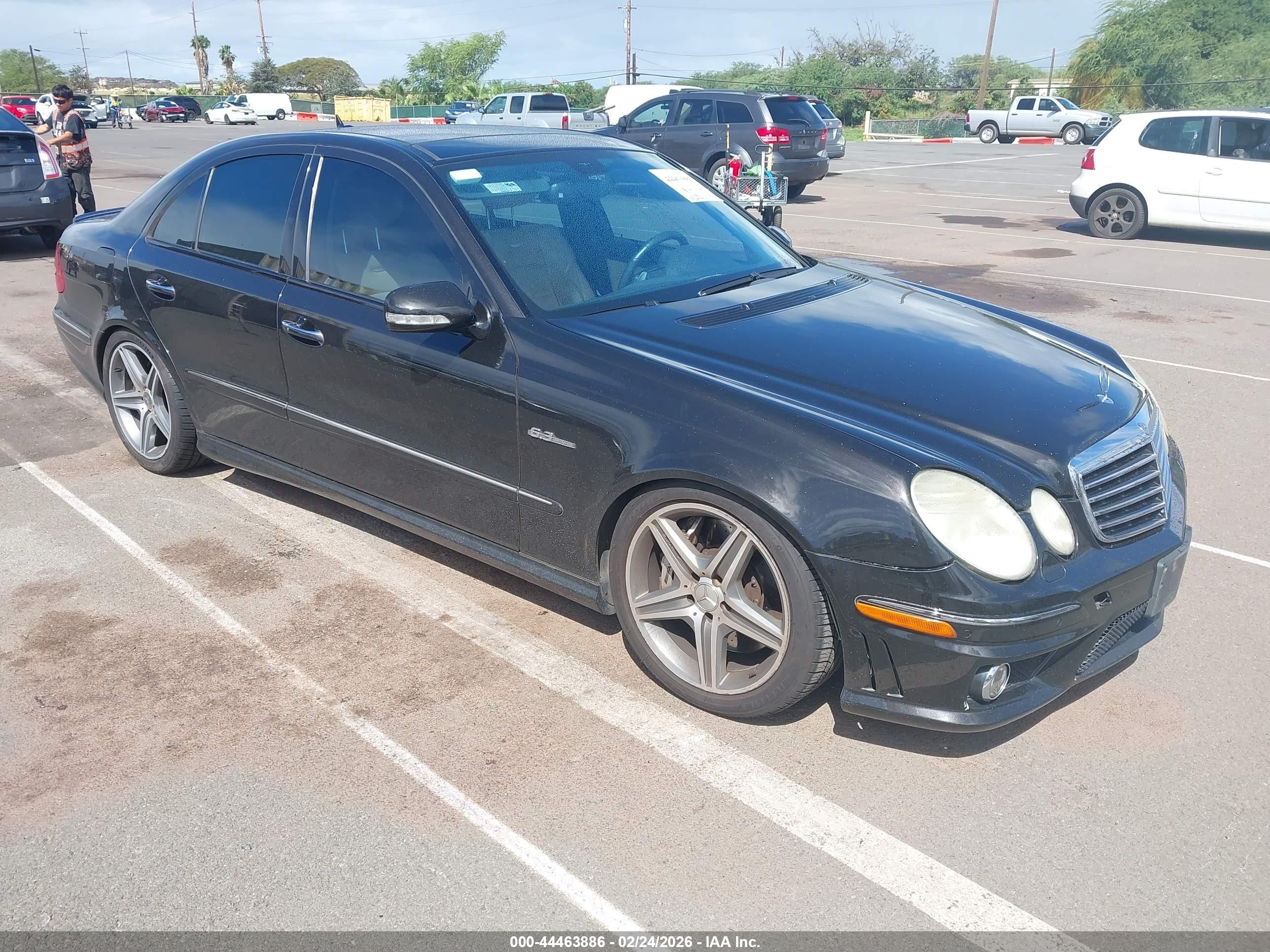 2007 Mercedes-benz E-class 6.3l Amg Black vin: WDBUF77X27B057907