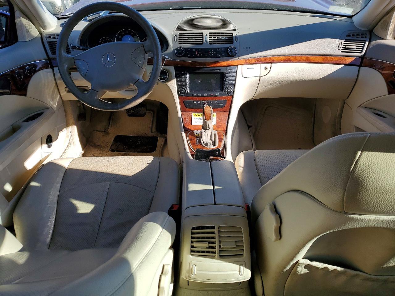 2004 Mercedes-benz E 320 4matic Burgundy vin: WDBUF82J24X113223