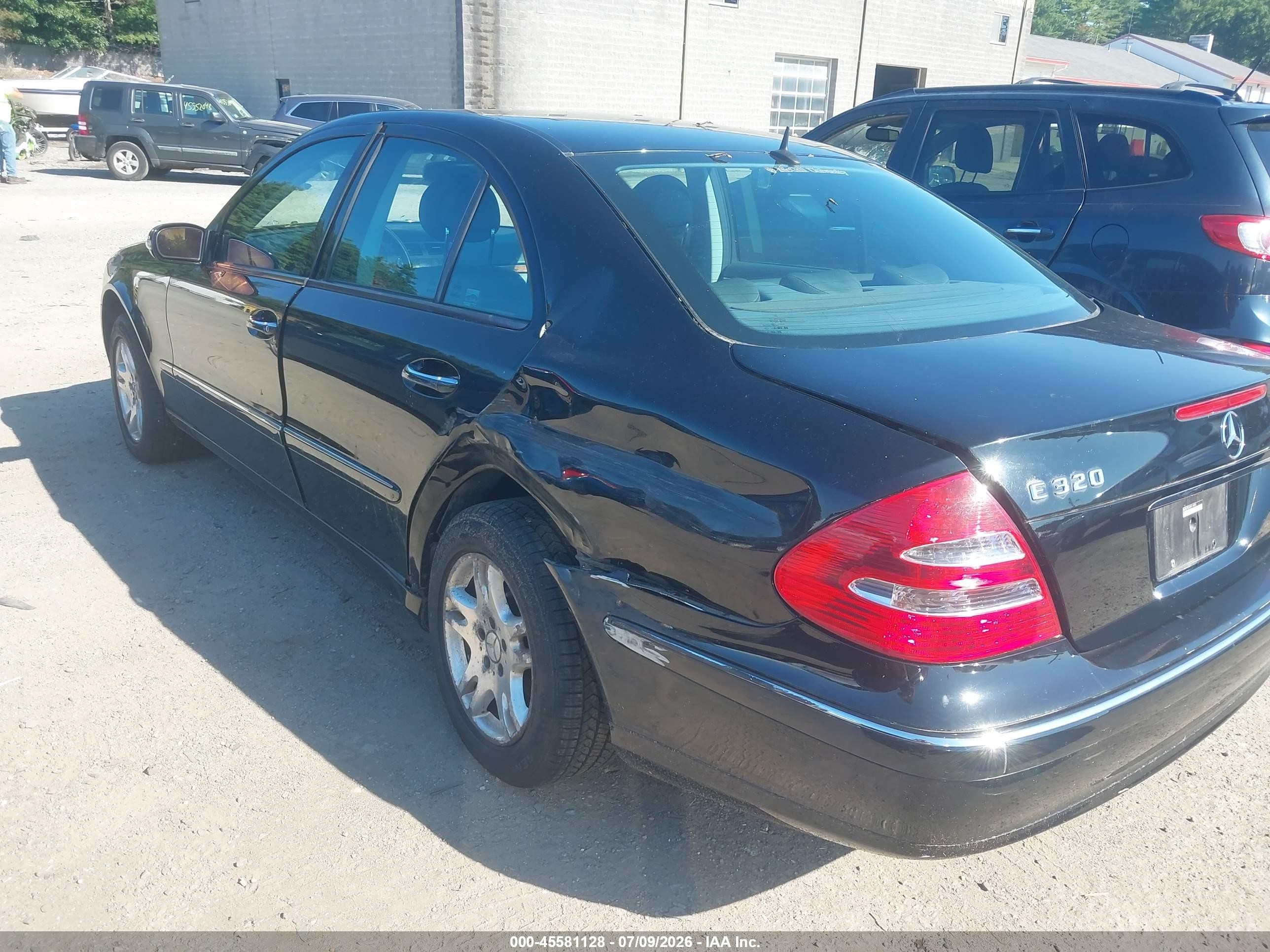 2004 Mercedes-benz E 320 4matic Black vin: WDBUF82J64X116853