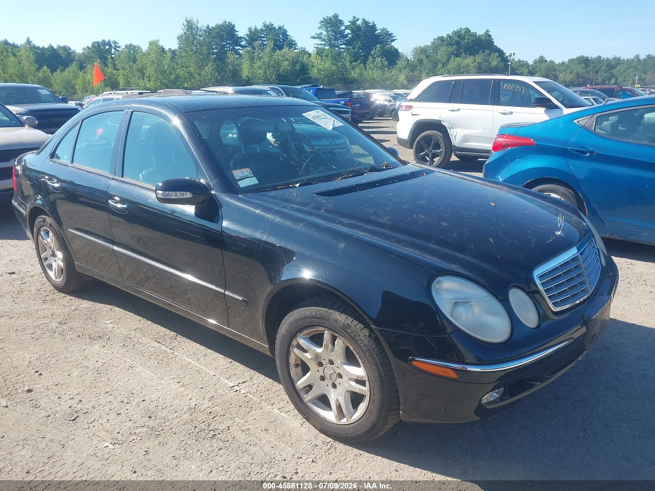 2004 Mercedes-benz E 320 4matic Black vin: WDBUF82J64X116853