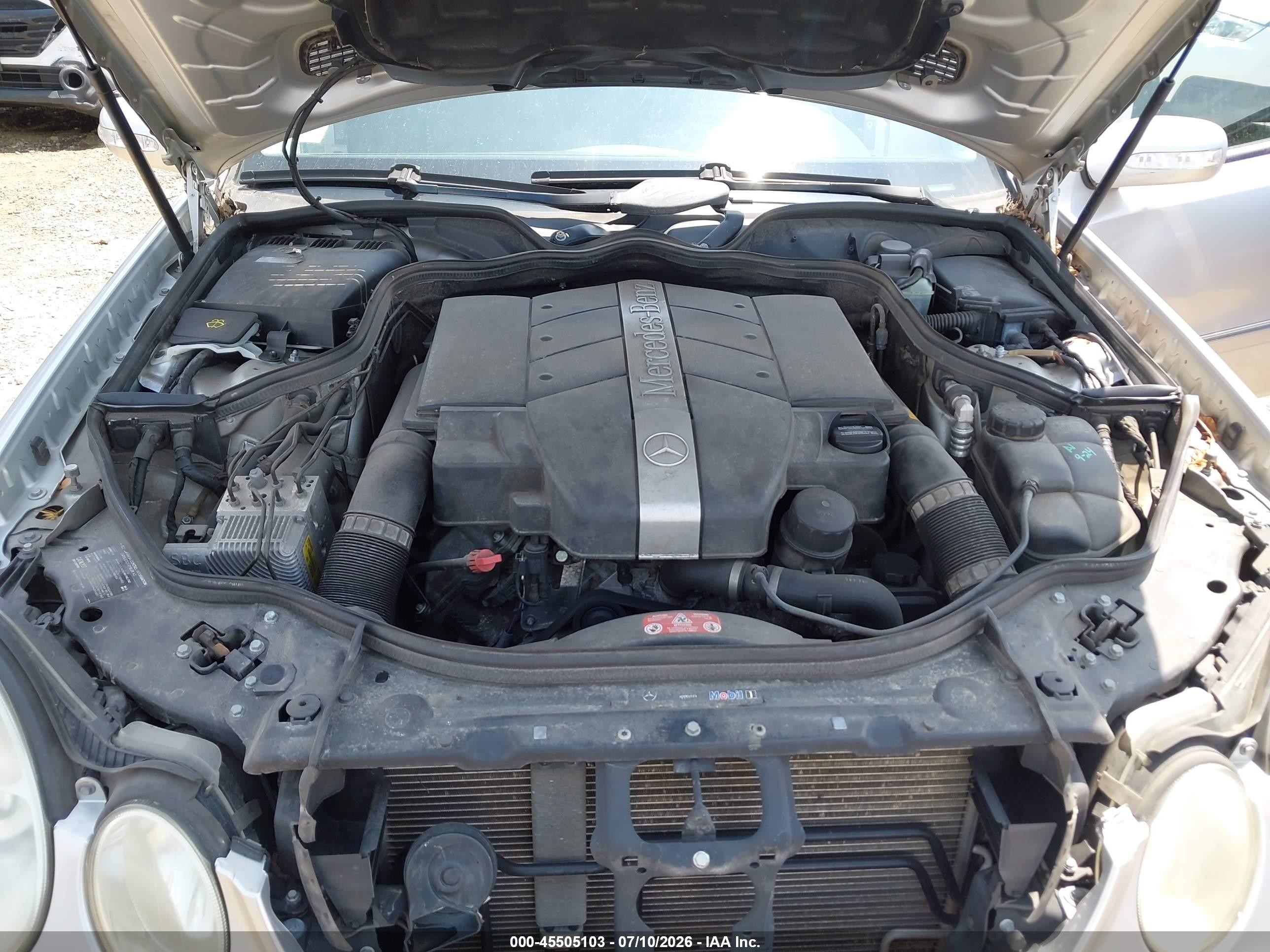 2004 Mercedes-benz E 320 4matic Серебряный vin: WDBUF82J64X165275