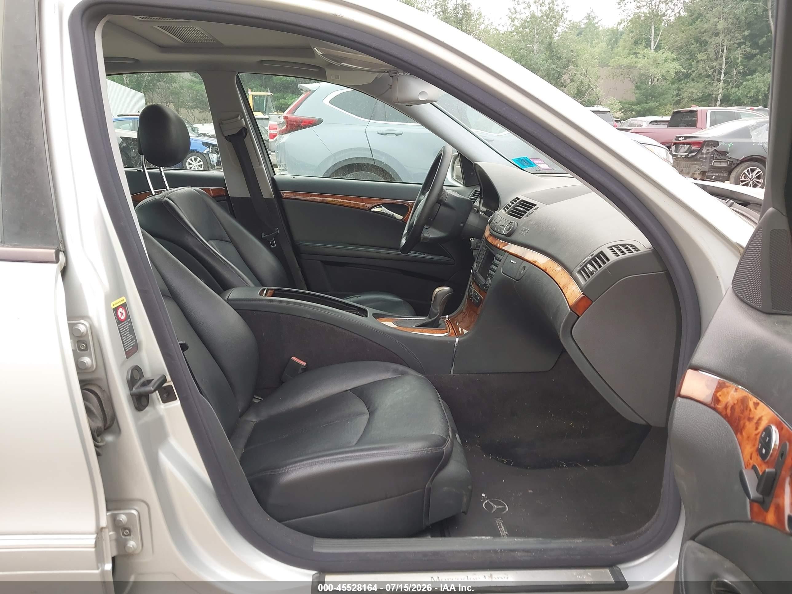2005 Mercedes-benz E 320 4matic Silver vin: WDBUF82J65X170459