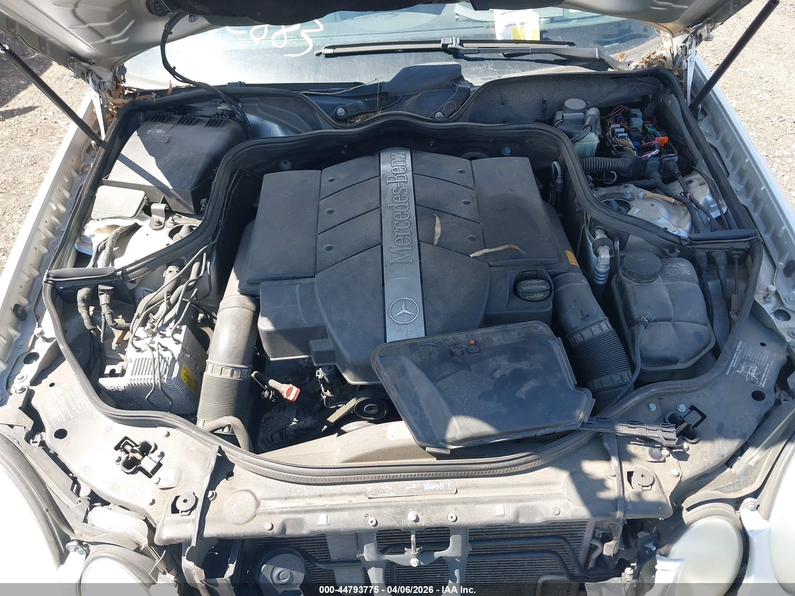 2005 Mercedes-benz E 320 4matic Серый vin: WDBUF82J75X165934