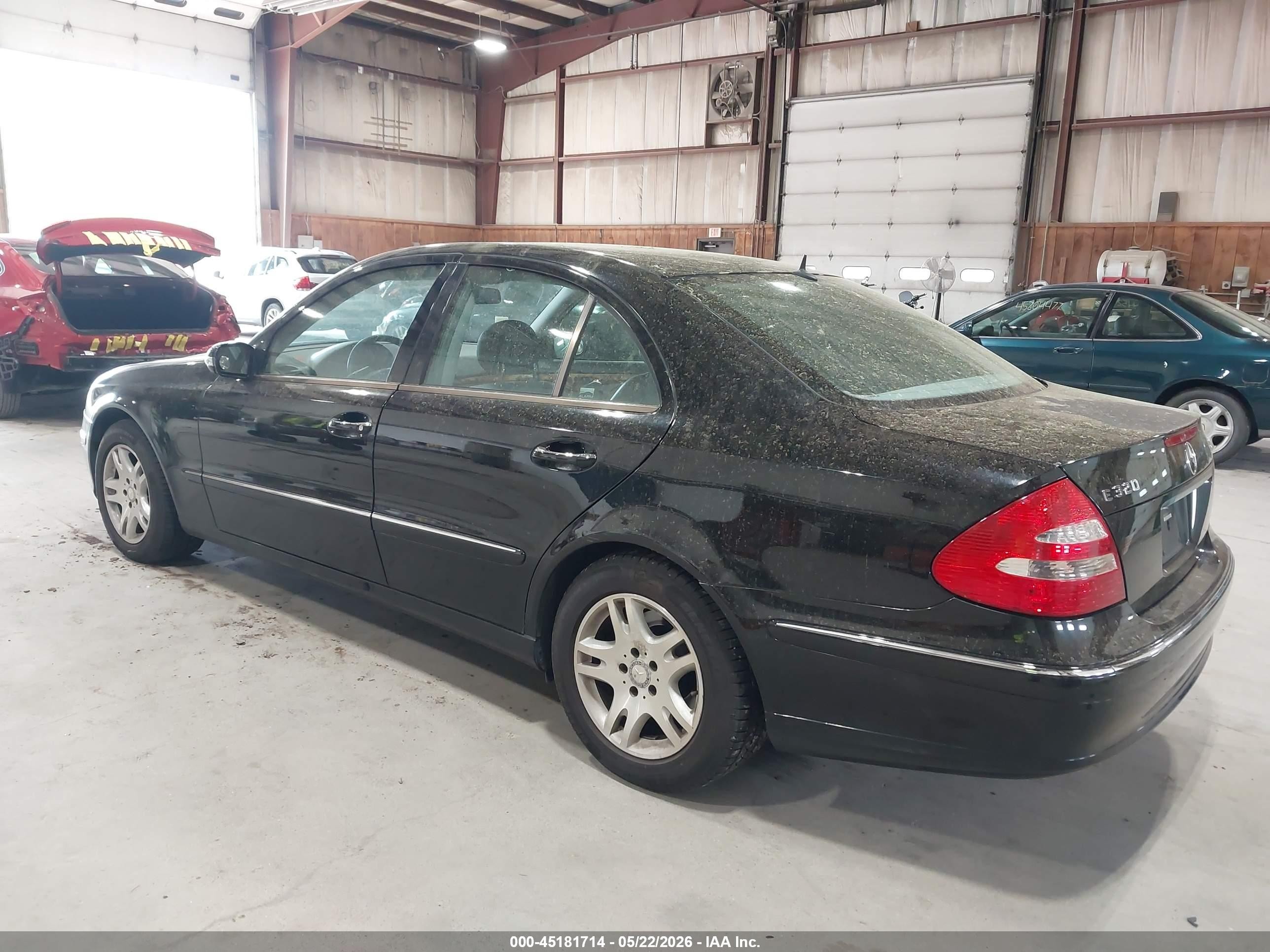 2005 Mercedes-benz E 320 4matic Black vin: WDBUF82J75X179767