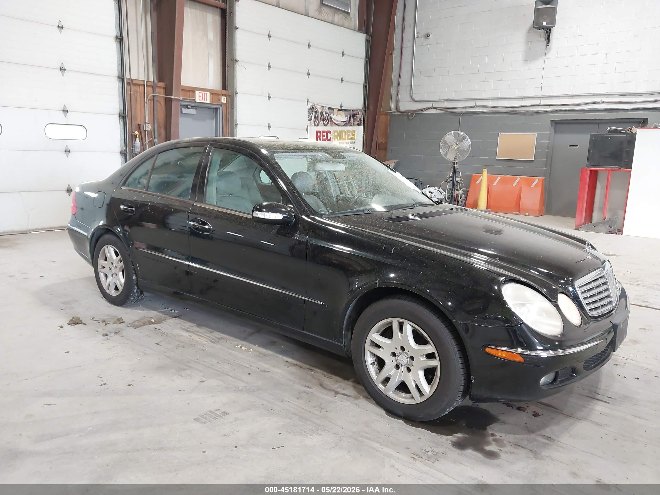 2005 Mercedes-benz E 320 4matic Black vin: WDBUF82J75X179767