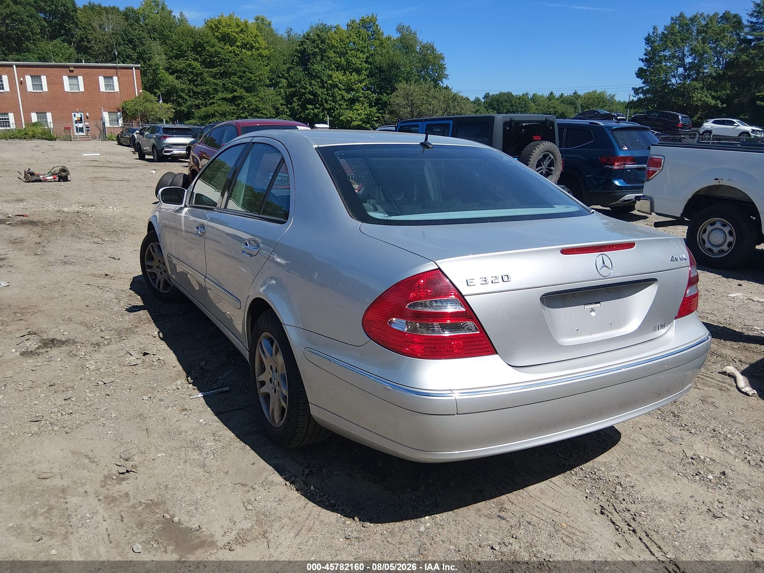 2005 Mercedes-benz E 320 4matic Серебряный vin: WDBUF82JX5X178256