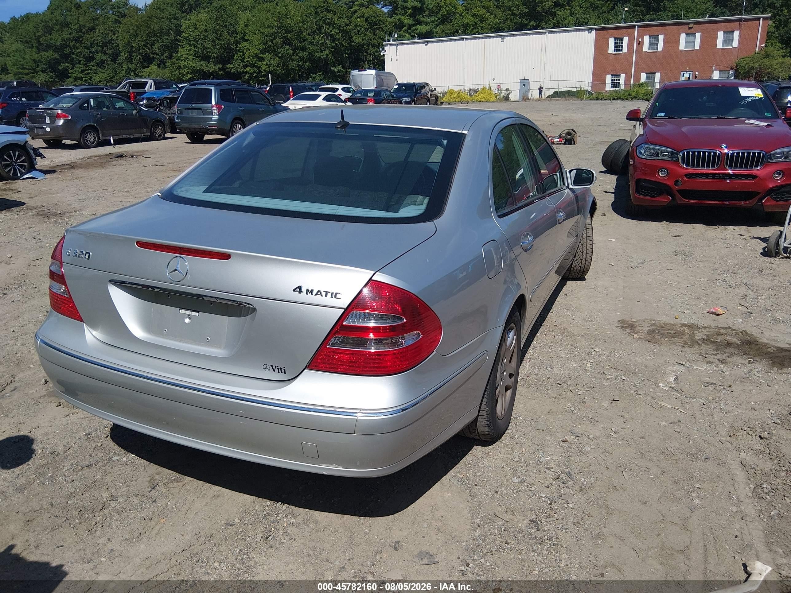 2005 Mercedes-benz E 320 4matic Серебряный vin: WDBUF82JX5X178256