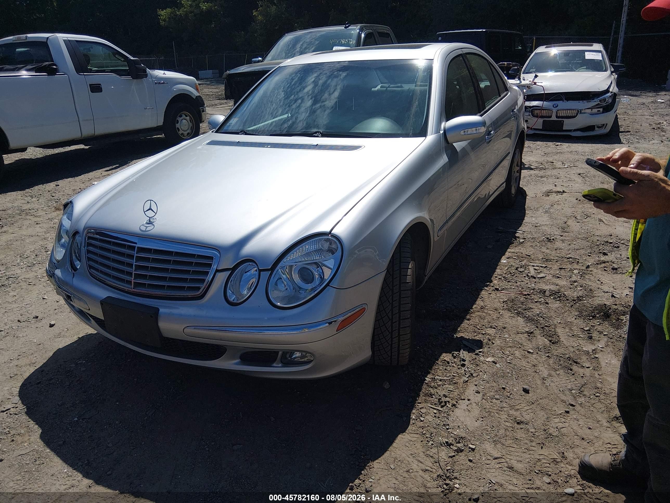 2005 Mercedes-benz E 320 4matic Серебряный vin: WDBUF82JX5X178256