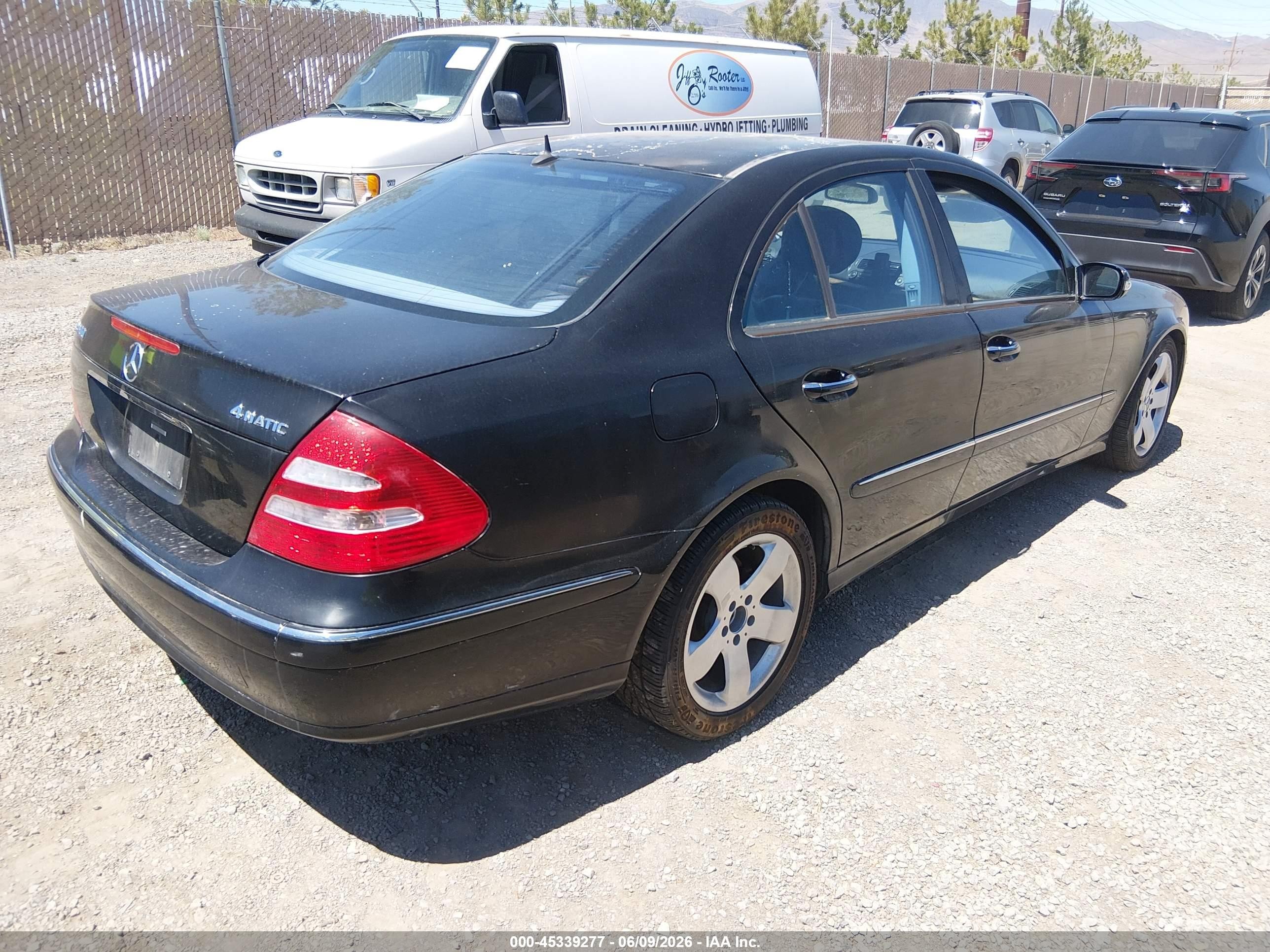 2006 Mercedes-benz E 500 4matic Черный vin: WDBUF83J06X188410