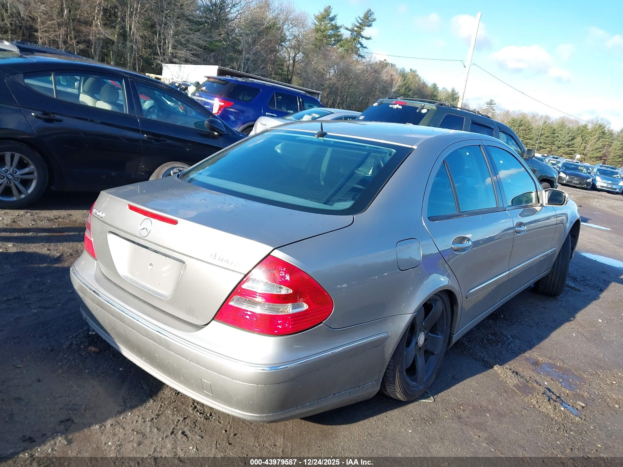 2006 Mercedes-benz E 500 4matic Серебряный vin: WDBUF83J06X189394