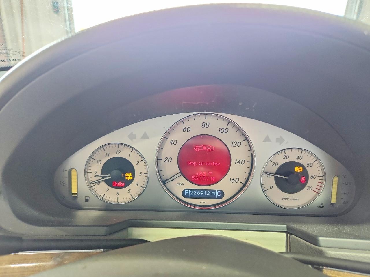 2005 Mercedes-benz E 500 4matic Silver vin: WDBUF83J25X187046
