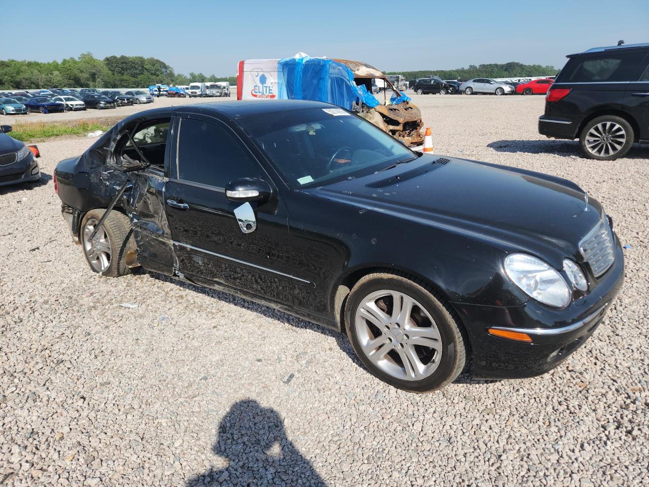 2005 Mercedes-benz E 500 4matic Black vin: WDBUF83J45X169633