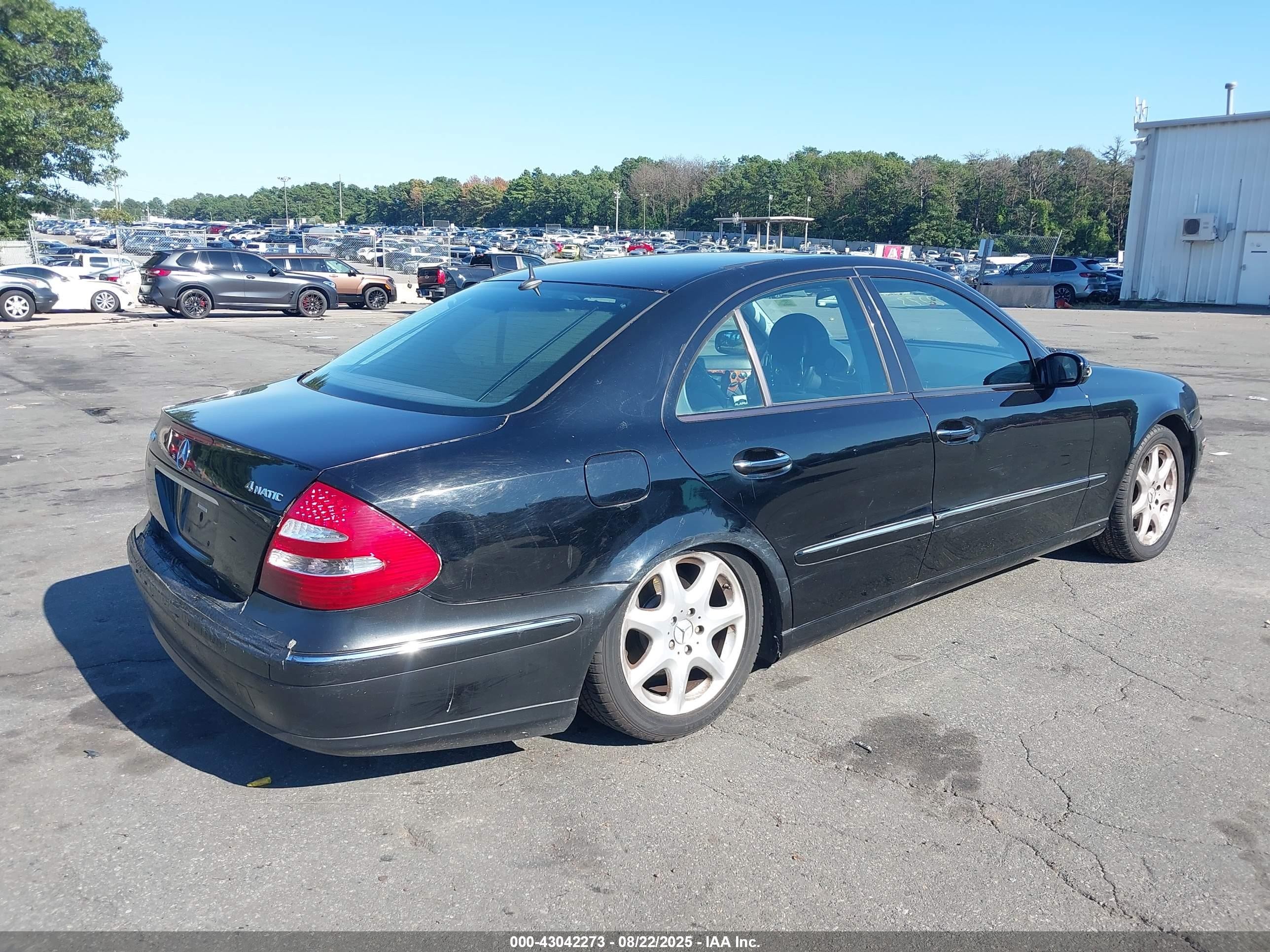 2005 Mercedes-benz E 500 4matic Black vin: WDBUF83J65X170718