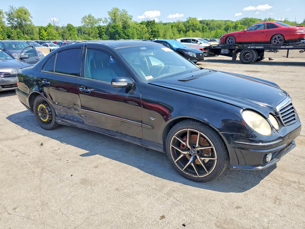 2005 Mercedes-benz E 500 4matic Черный vin: WDBUF83J75X172932