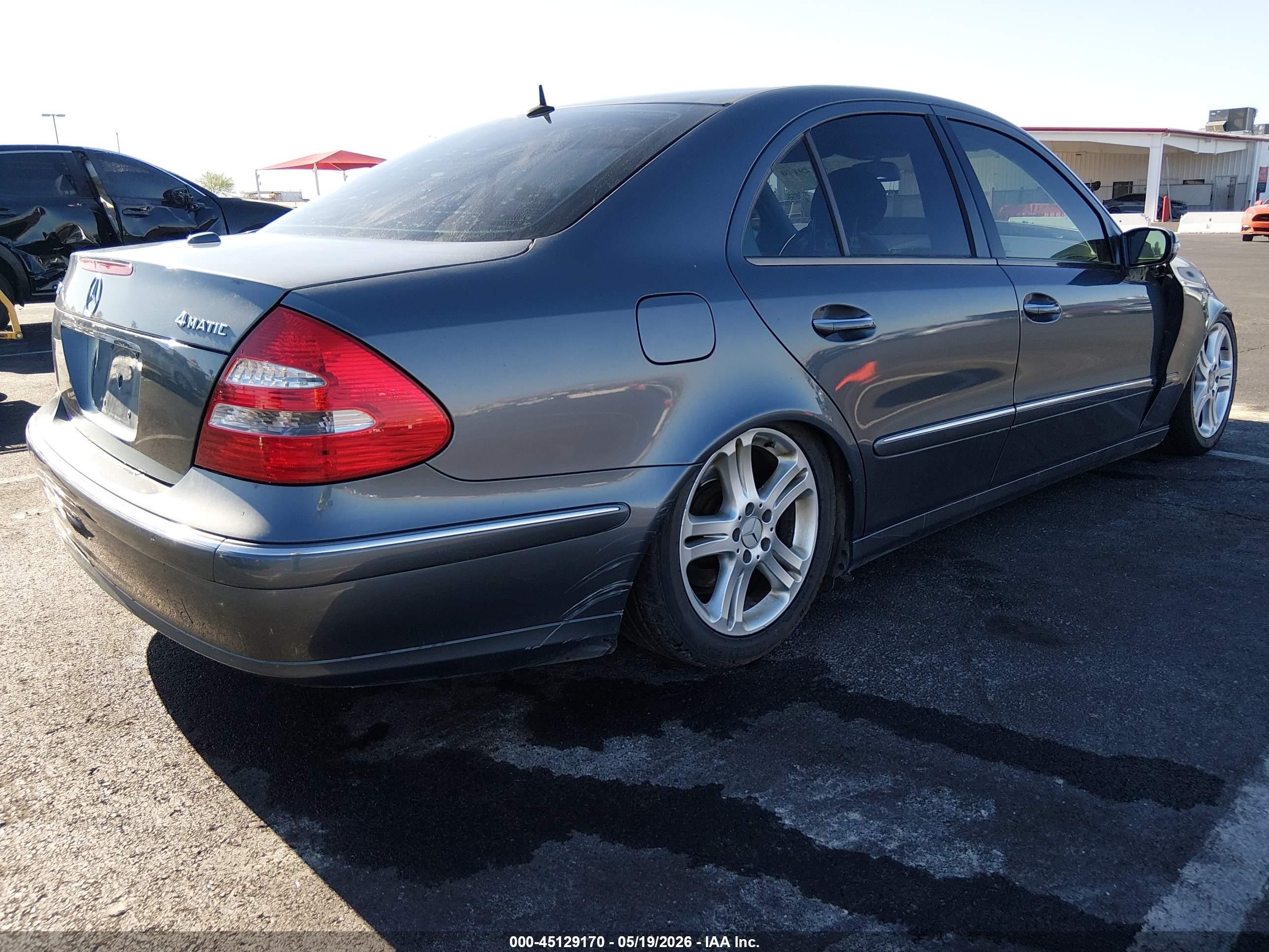 2005 Mercedes-benz E 500 4matic Gray vin: WDBUF83J75X178150