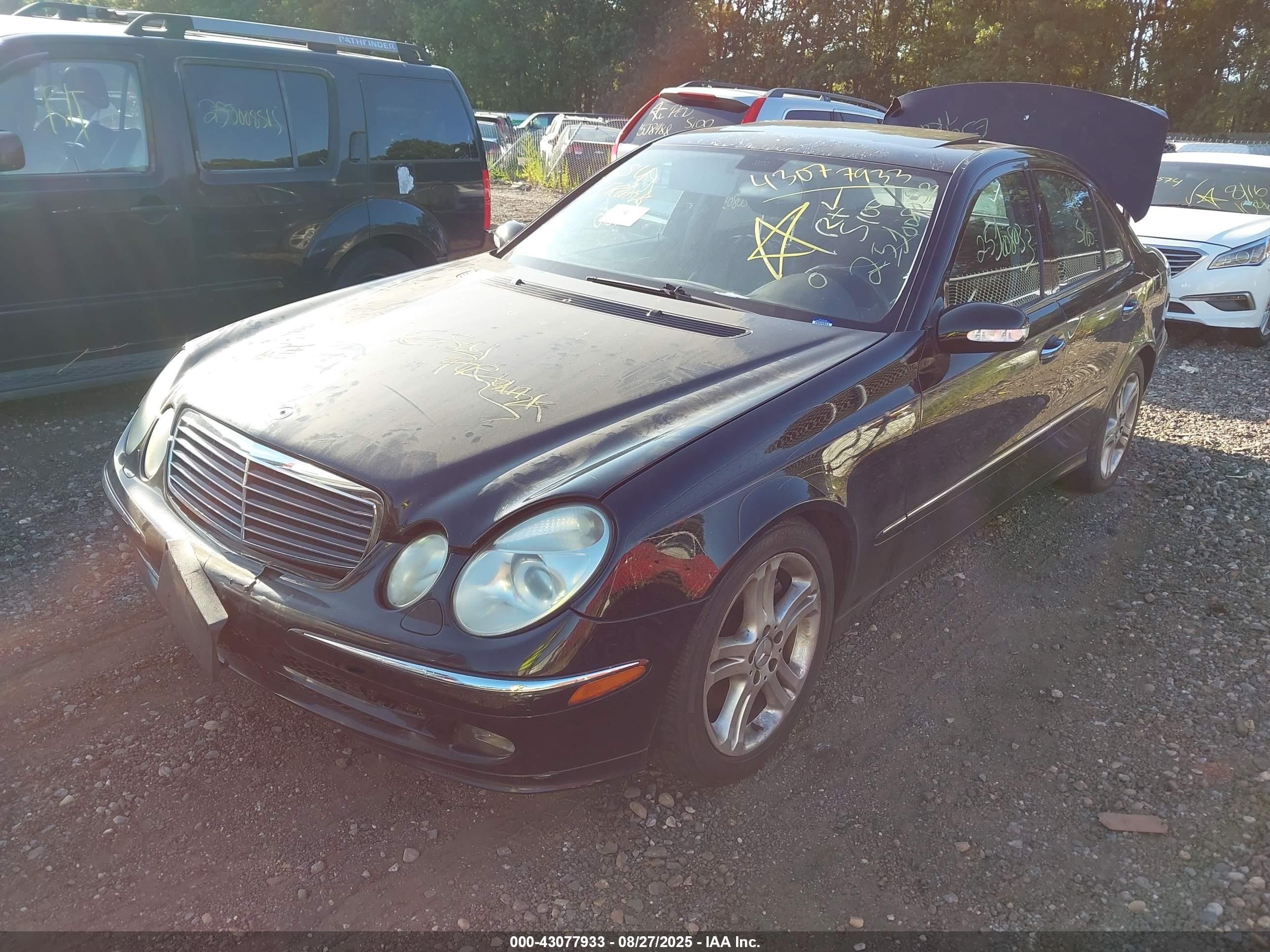 2005 Mercedes-benz E 500 4matic Черный vin: WDBUF83JX5X174061