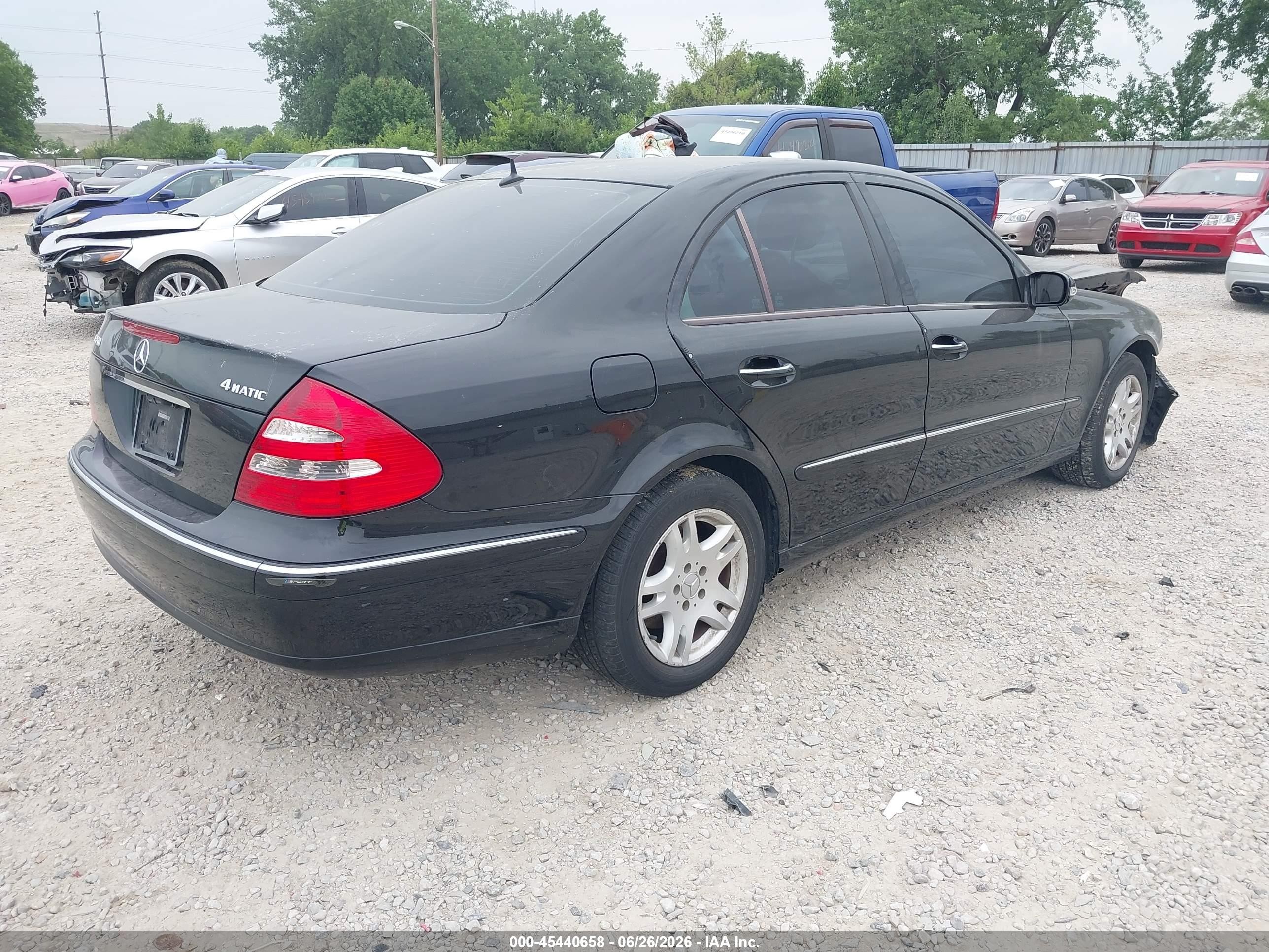 2006 Mercedes-benz E 350 4matic Черный vin: WDBUF87J06X181810