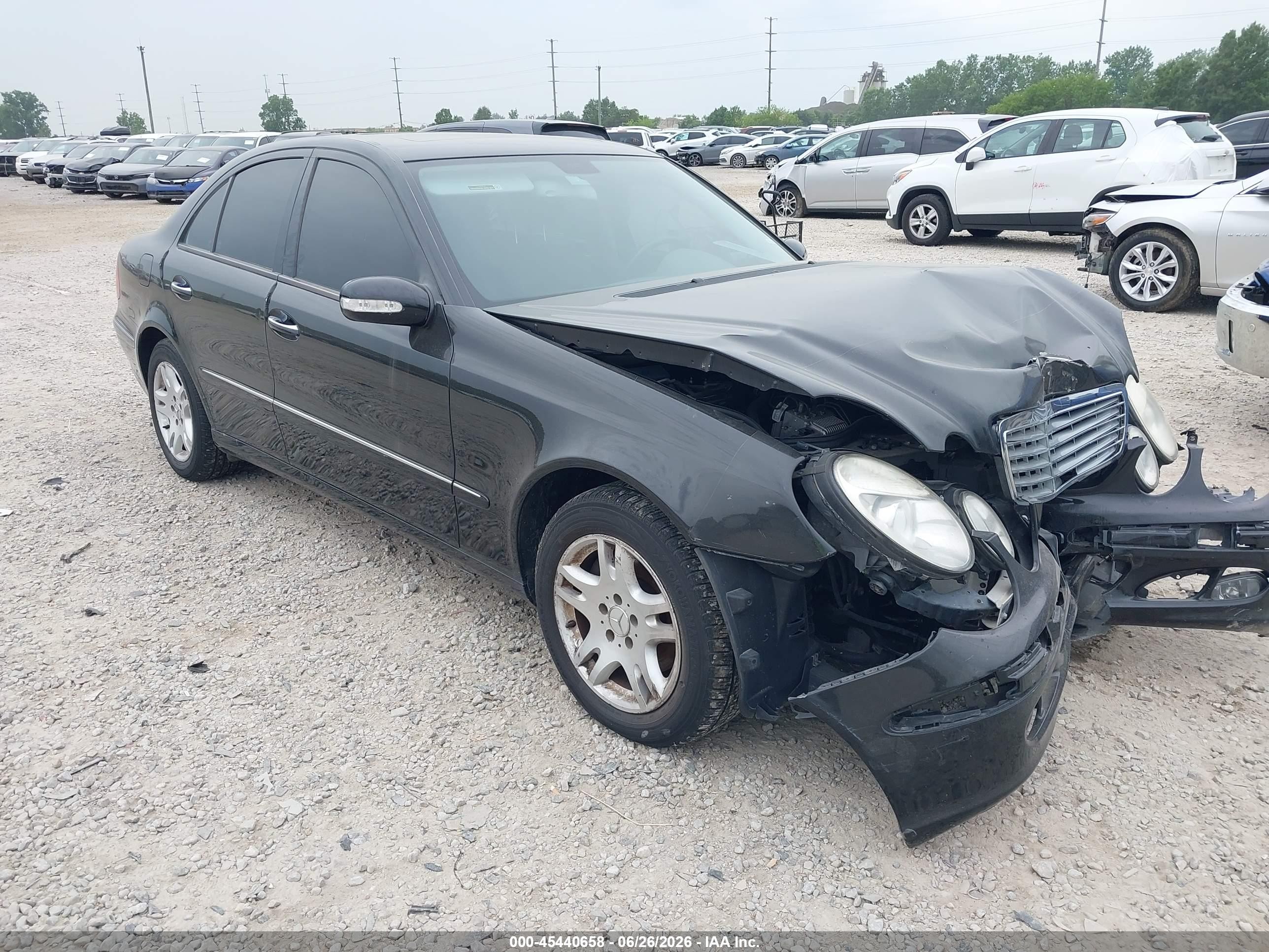 2006 Mercedes-benz E 350 4matic Черный vin: WDBUF87J06X181810