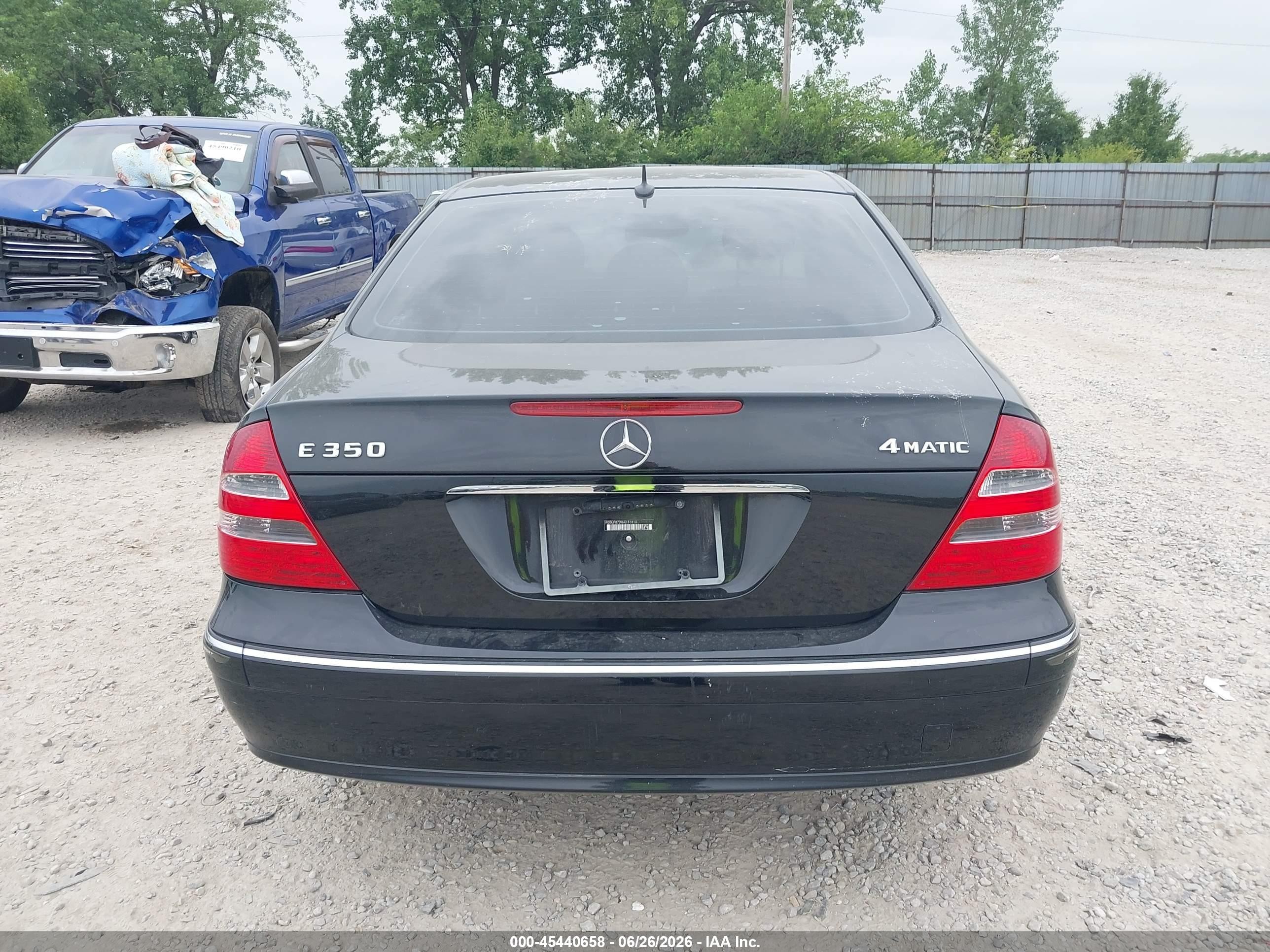 2006 Mercedes-benz E 350 4matic Черный vin: WDBUF87J06X181810