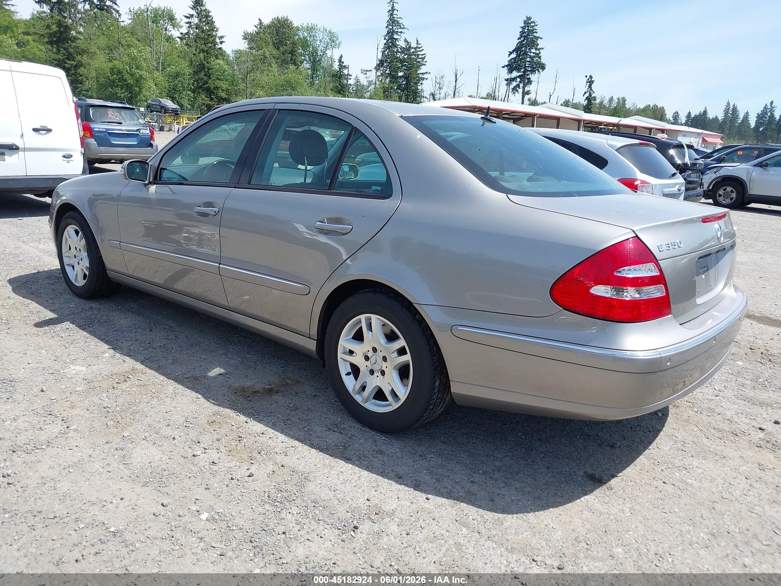 2006 Mercedes-benz E 350 4matic Бежевый vin: WDBUF87J26X187429
