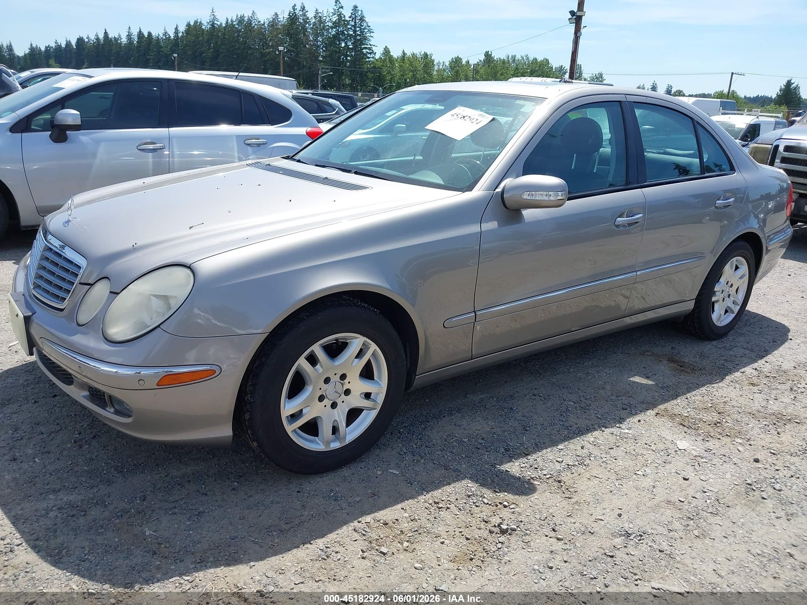 2006 Mercedes-benz E 350 4matic Бежевый vin: WDBUF87J26X187429