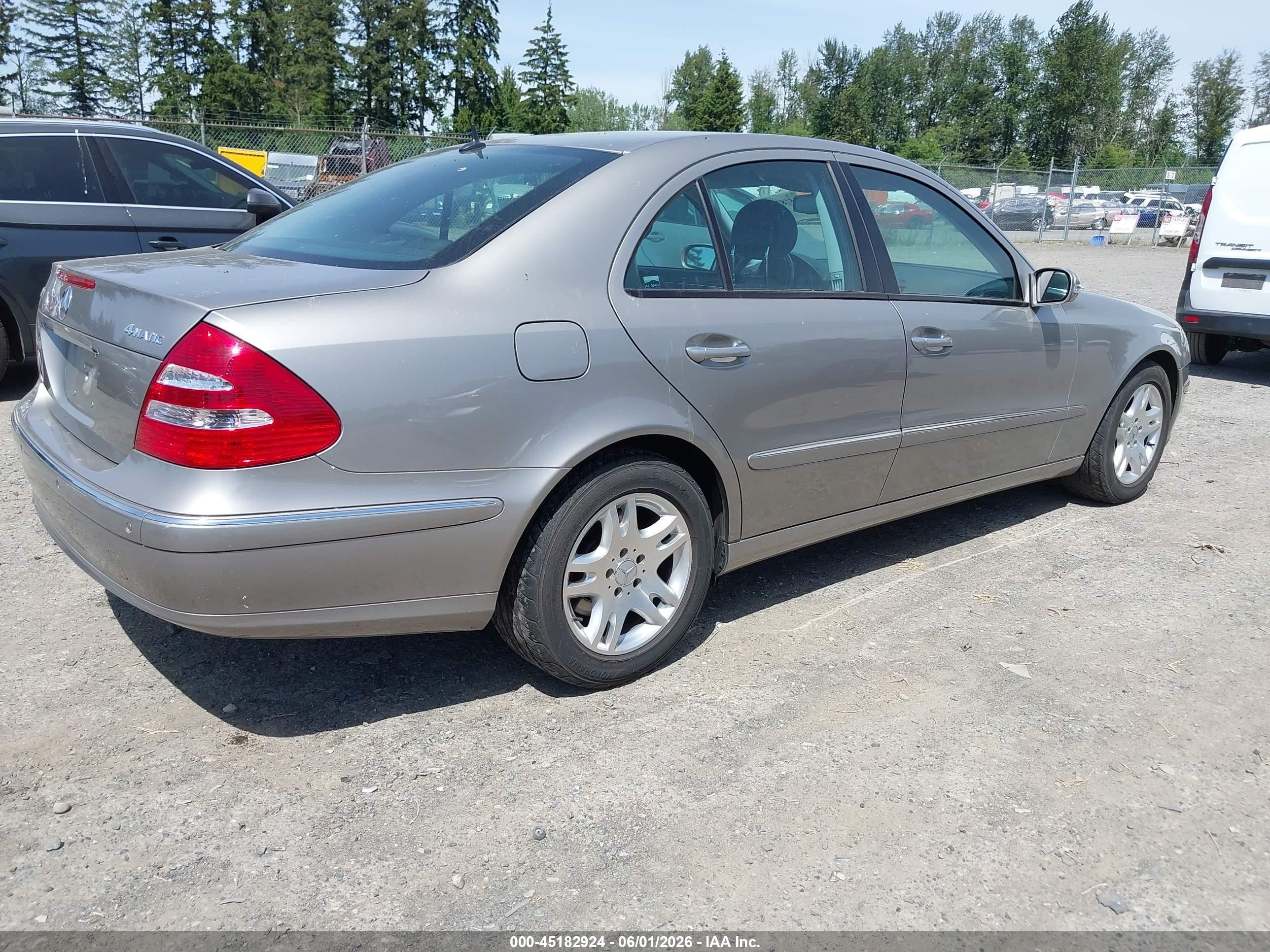 2006 Mercedes-benz E 350 4matic Бежевый vin: WDBUF87J26X187429