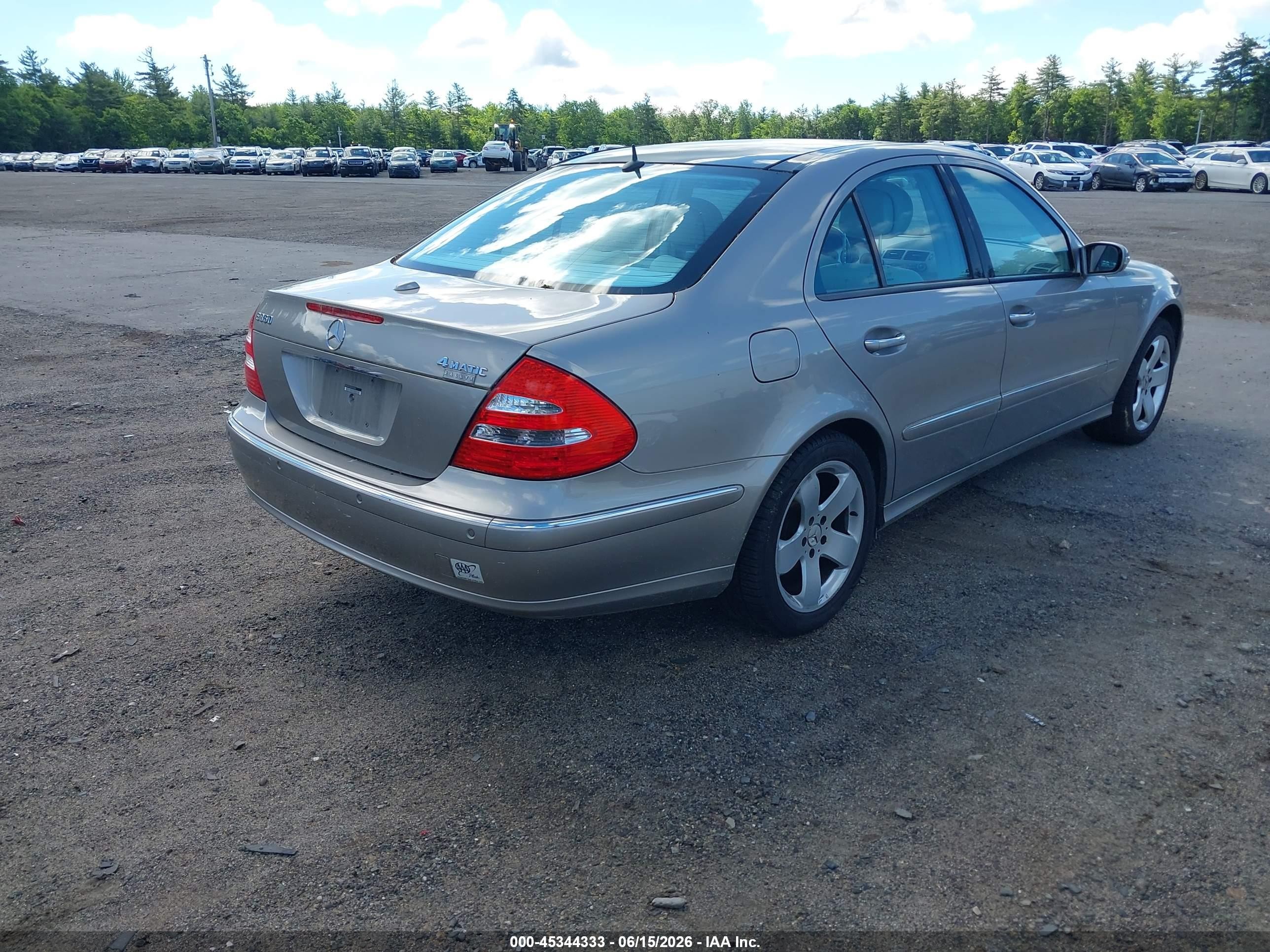 2006 Mercedes-benz E 350 4matic Silver vin: WDBUF87J26X205556