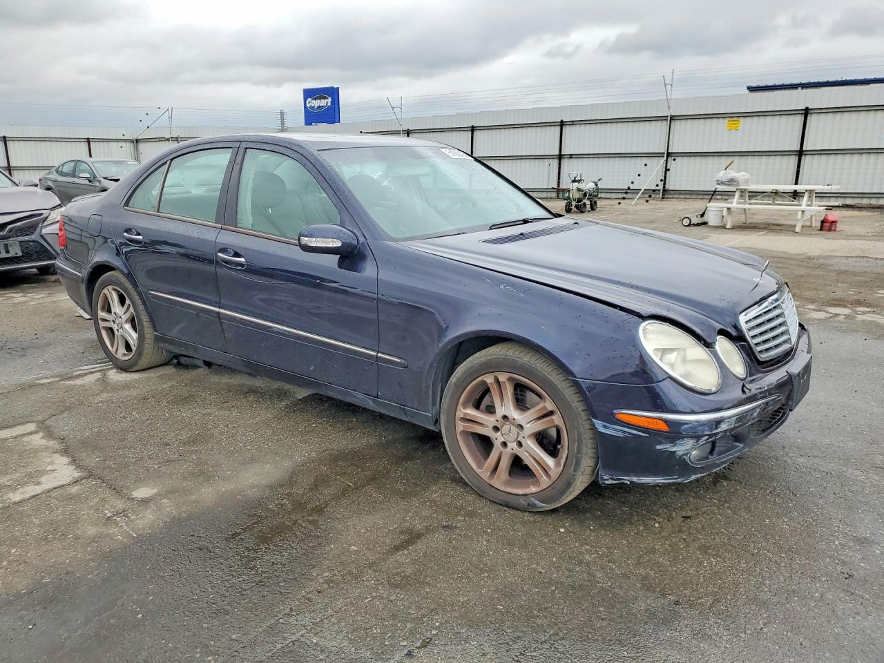 2006 Mercedes-benz E 350 4matic Blue vin: WDBUF87J26X207629