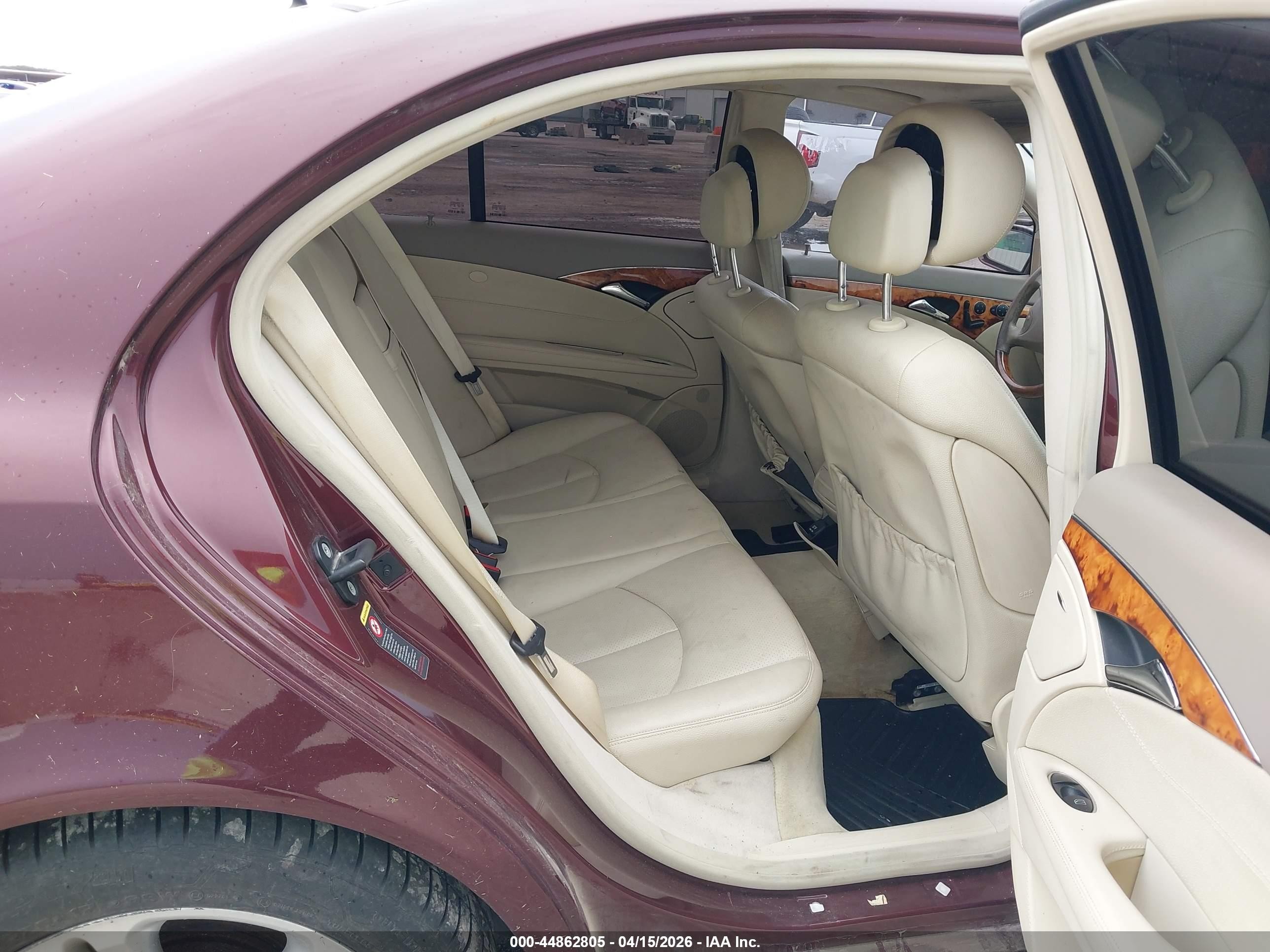 2006 Mercedes-benz E 350 4matic Бордовый vin: WDBUF87J46X191675