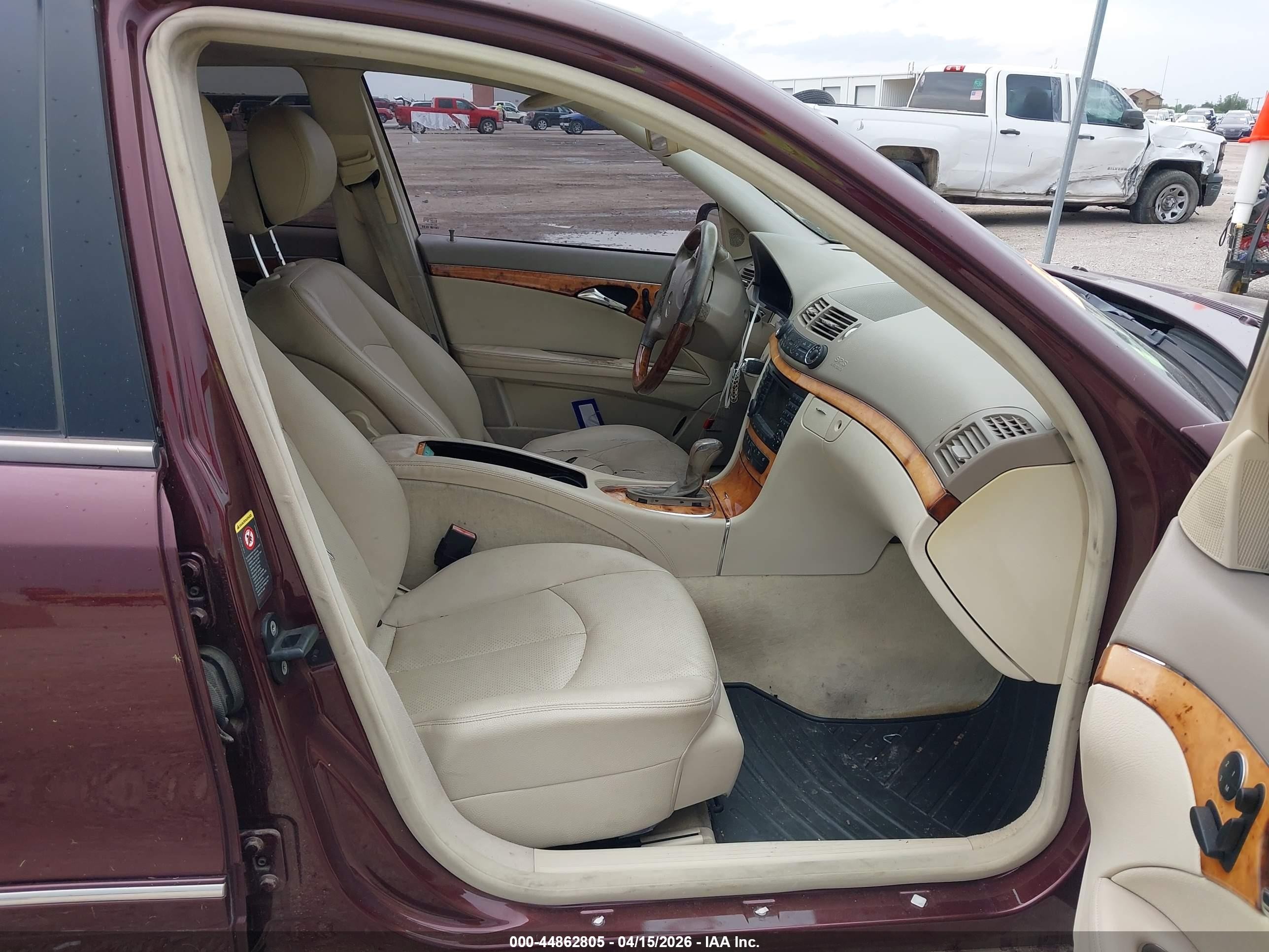 2006 Mercedes-benz E 350 4matic Бордовый vin: WDBUF87J46X191675