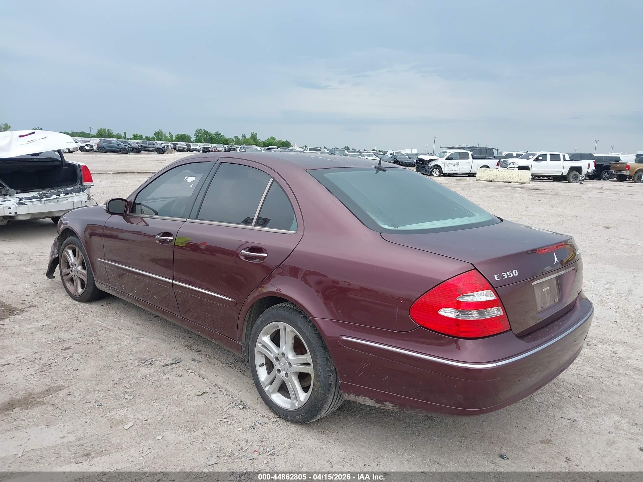 2006 Mercedes-benz E 350 4matic Бордовый vin: WDBUF87J46X191675