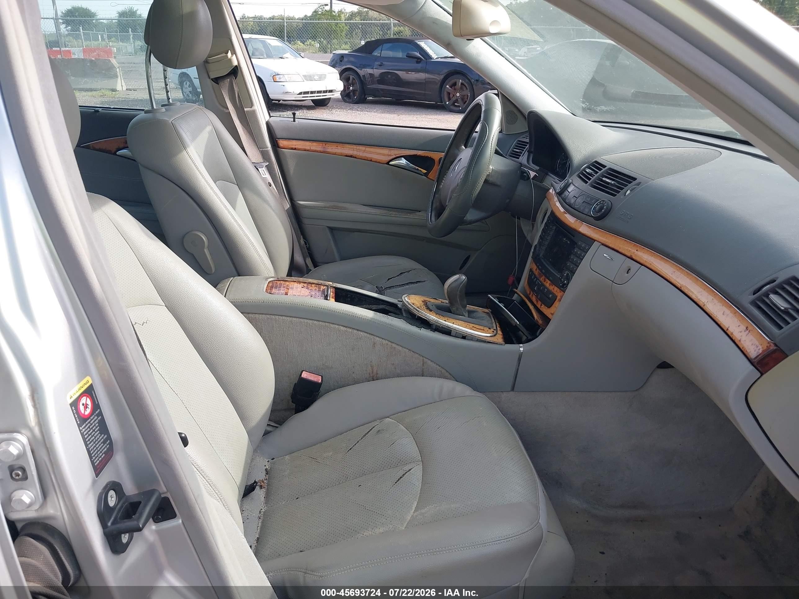 2006 Mercedes-benz E 350 4matic Silver vin: WDBUF87J56X187148