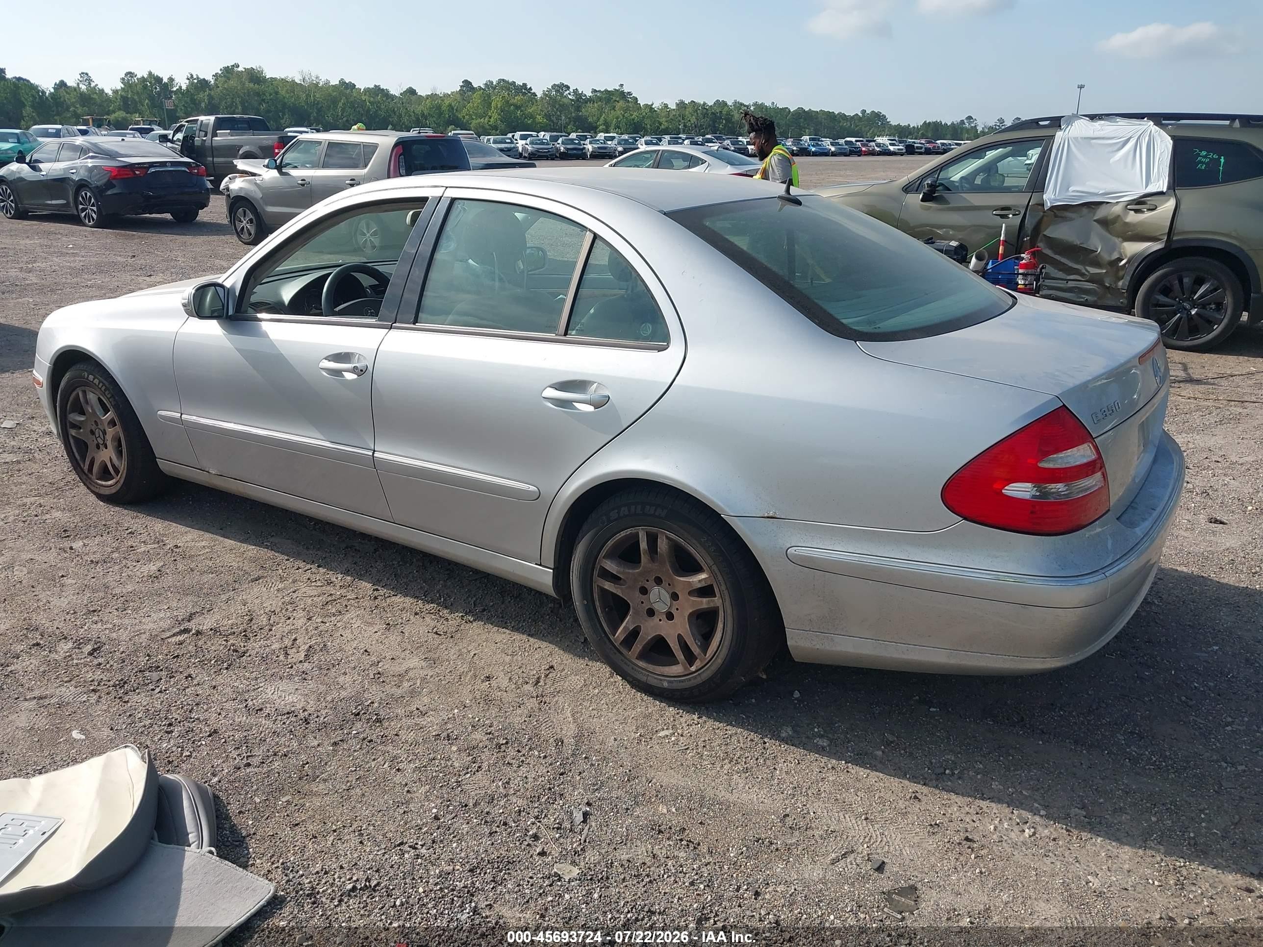 2006 Mercedes-benz E 350 4matic Silver vin: WDBUF87J56X187148