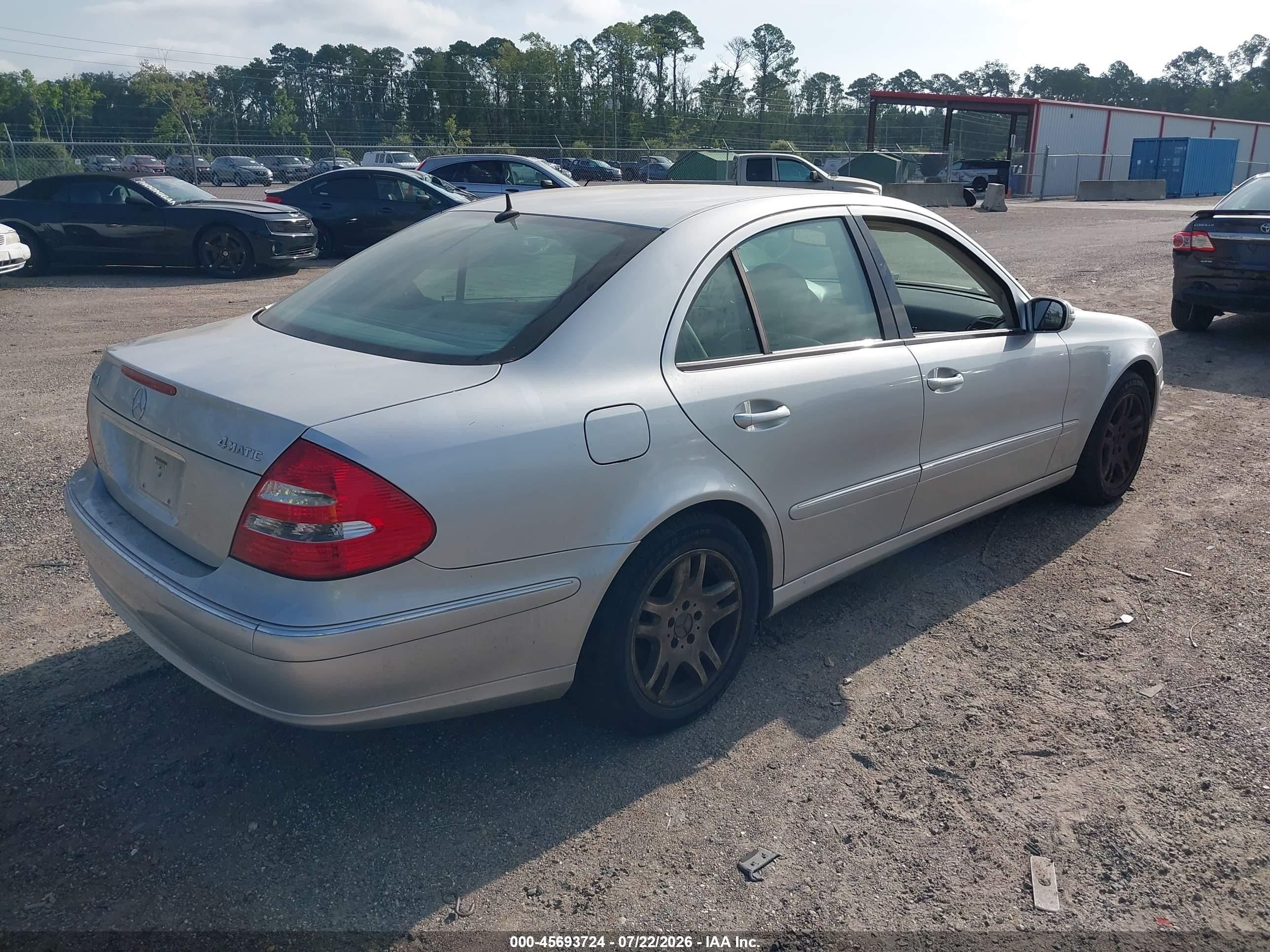 2006 Mercedes-benz E 350 4matic Silver vin: WDBUF87J56X187148