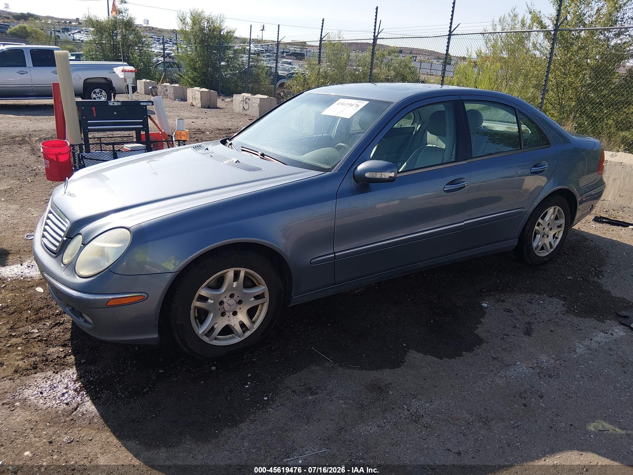 2006 Mercedes-benz E 350 4matic Blue vin: WDBUF87J66X182993