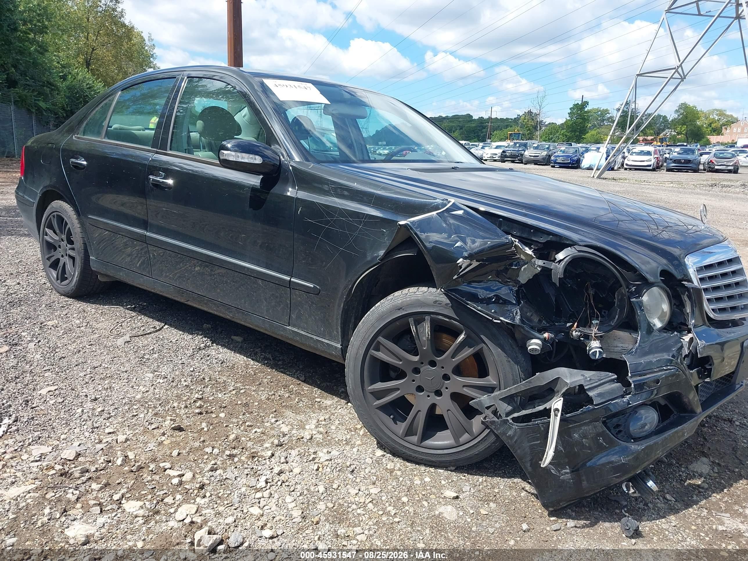 2006 Mercedes-benz E 350 4matic Black vin: WDBUF87J76X184624